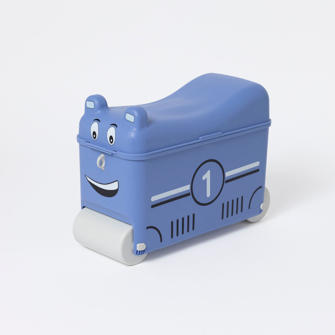 حقيبة ليتل رولّا بتصميم سيارة سباق باللون الأزرق image number 1