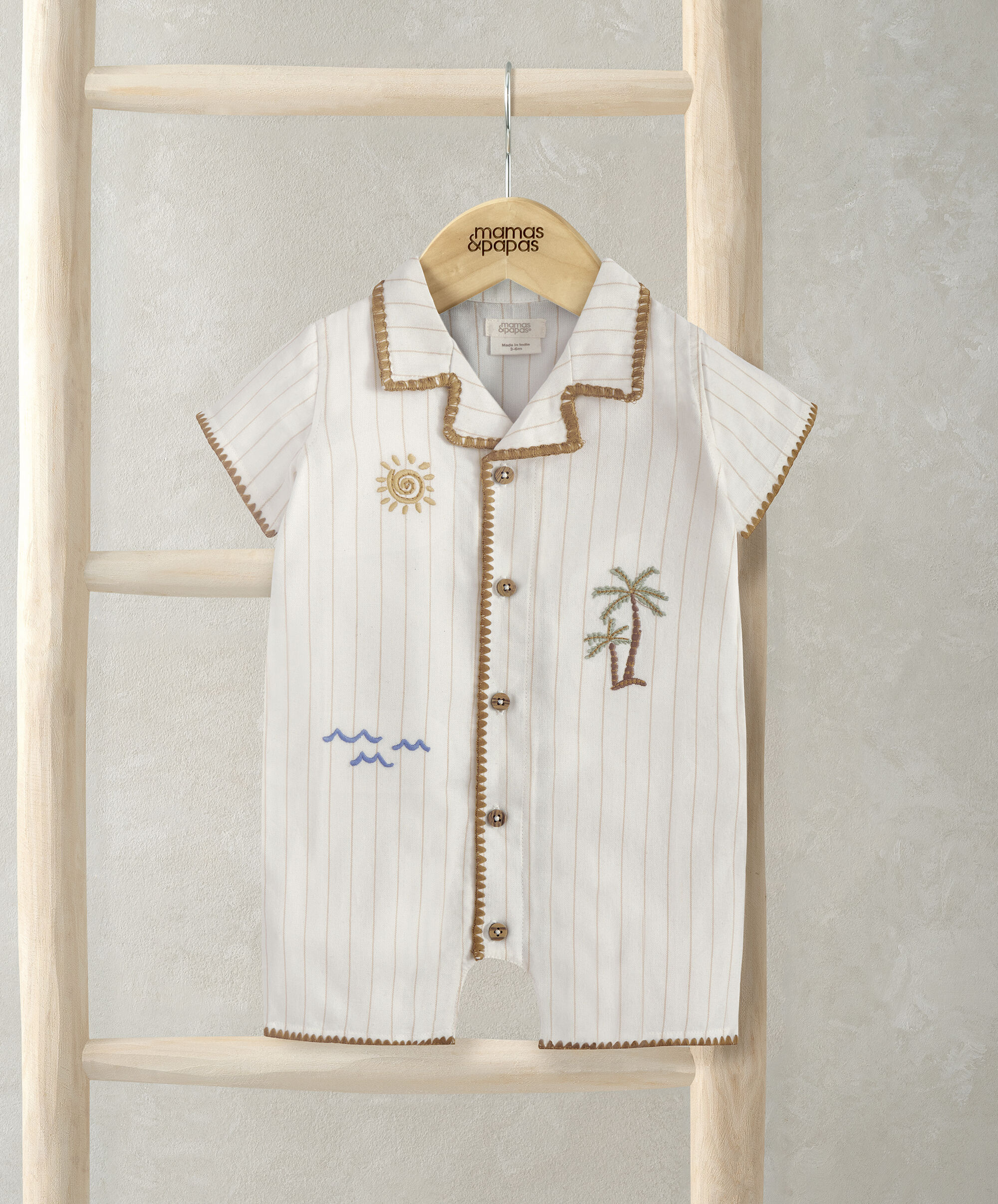 رومبر بتصميم قميص كتان image number 1