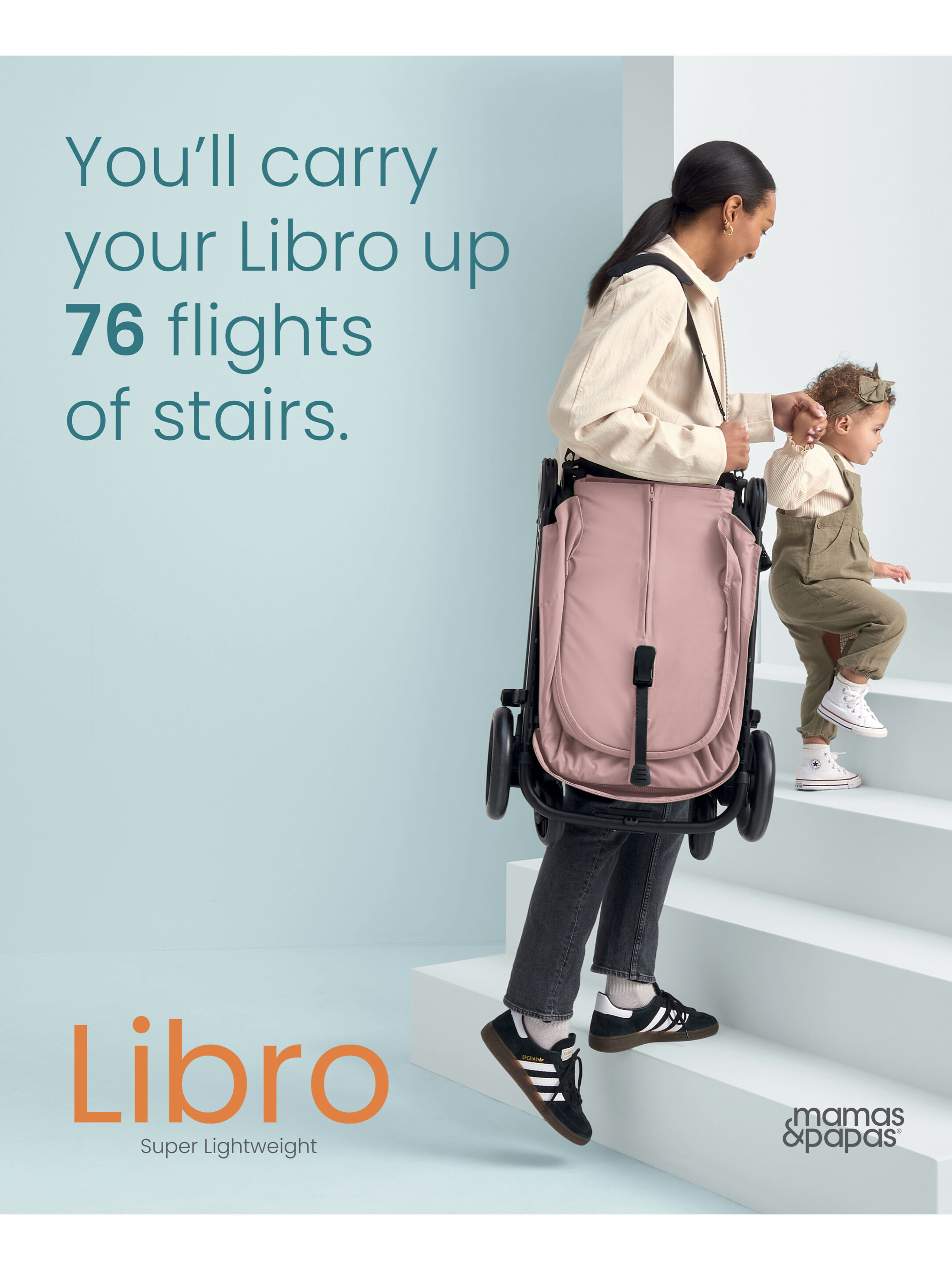 عربة أطفال خفيفة الوزن من ليبرو - بيوني image number 3