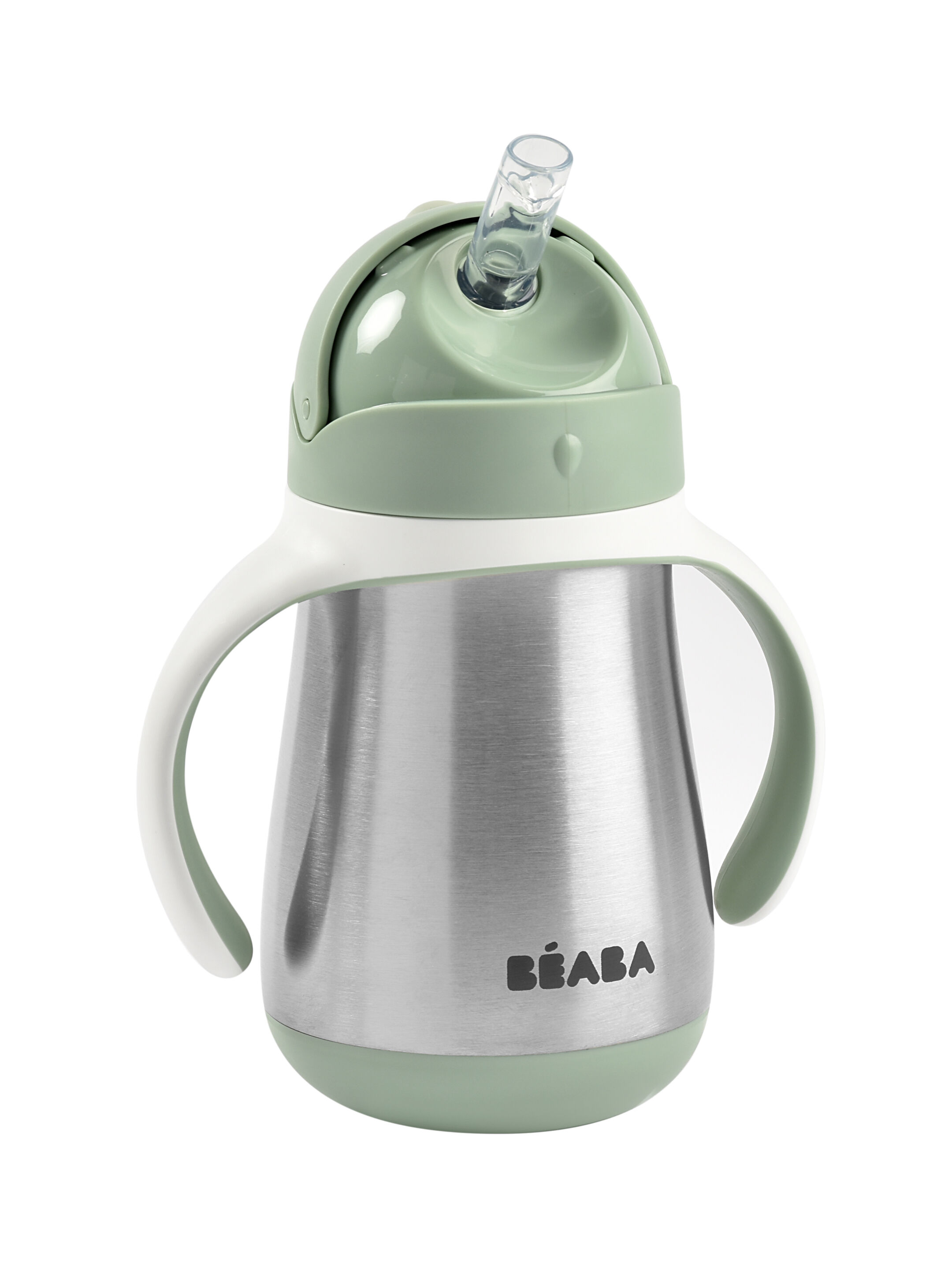 كوب ستانلس ستيل بماصة من بيبا - أخضر image number 1