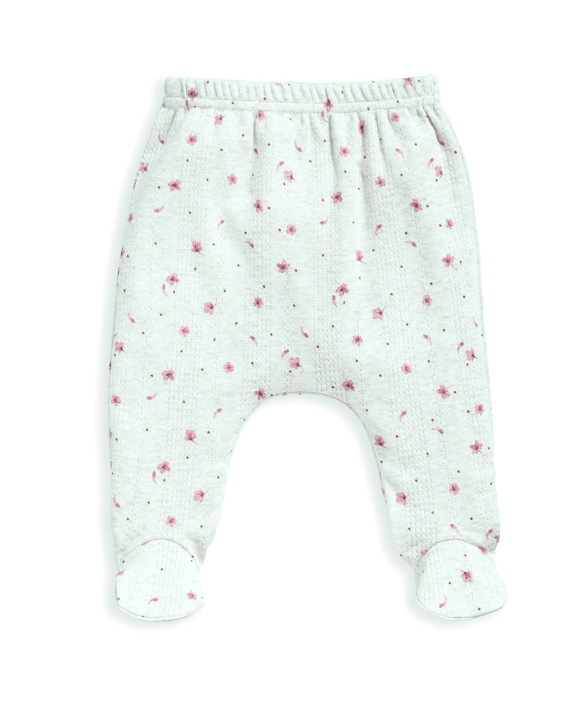 طقم جيرسيه بنقشة زهور بونتيل - قطعتان image number 4