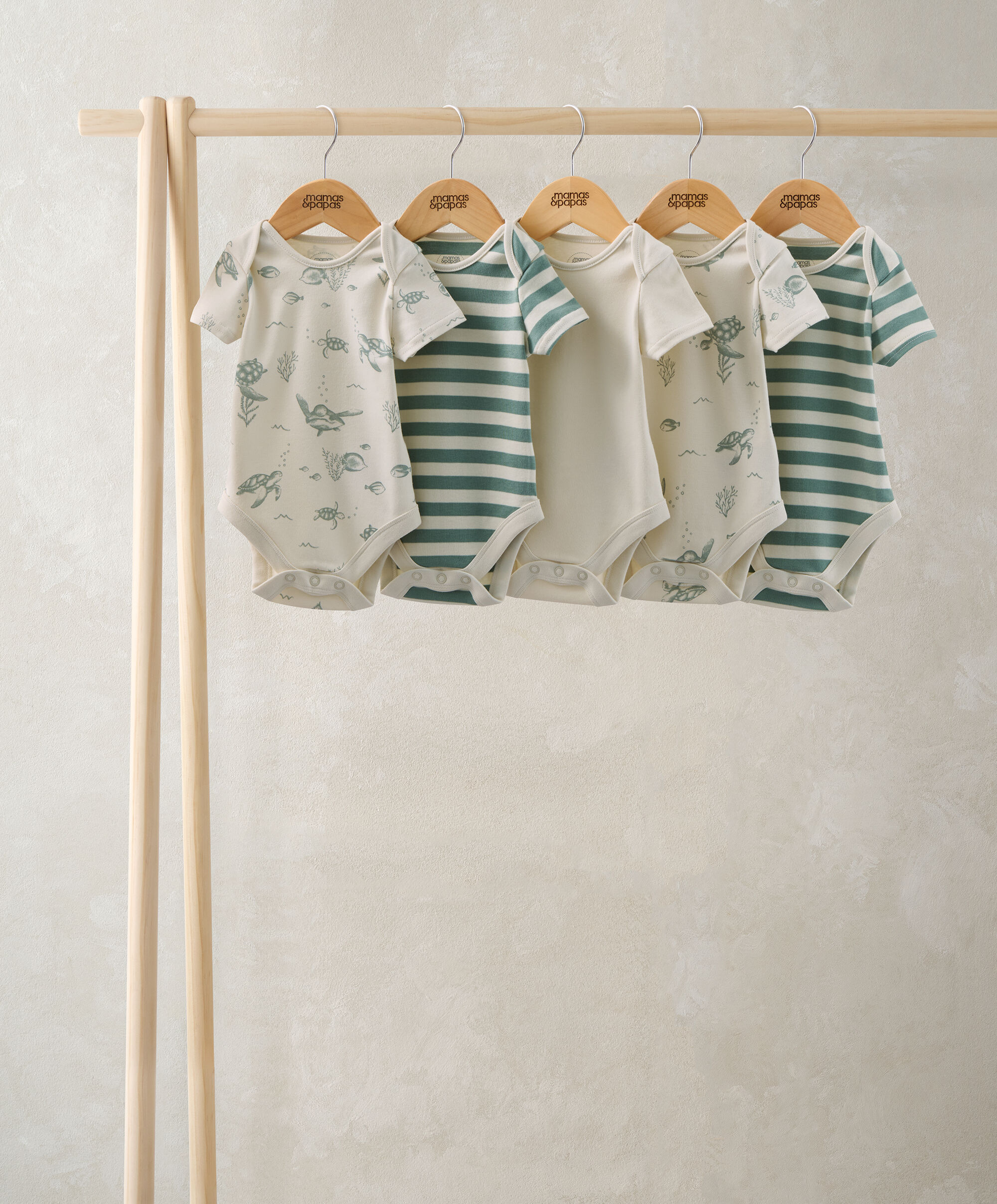 طقم بودي سوت اندر ذا سي بأكمام قصيرة ( 5 قطع) image number 1