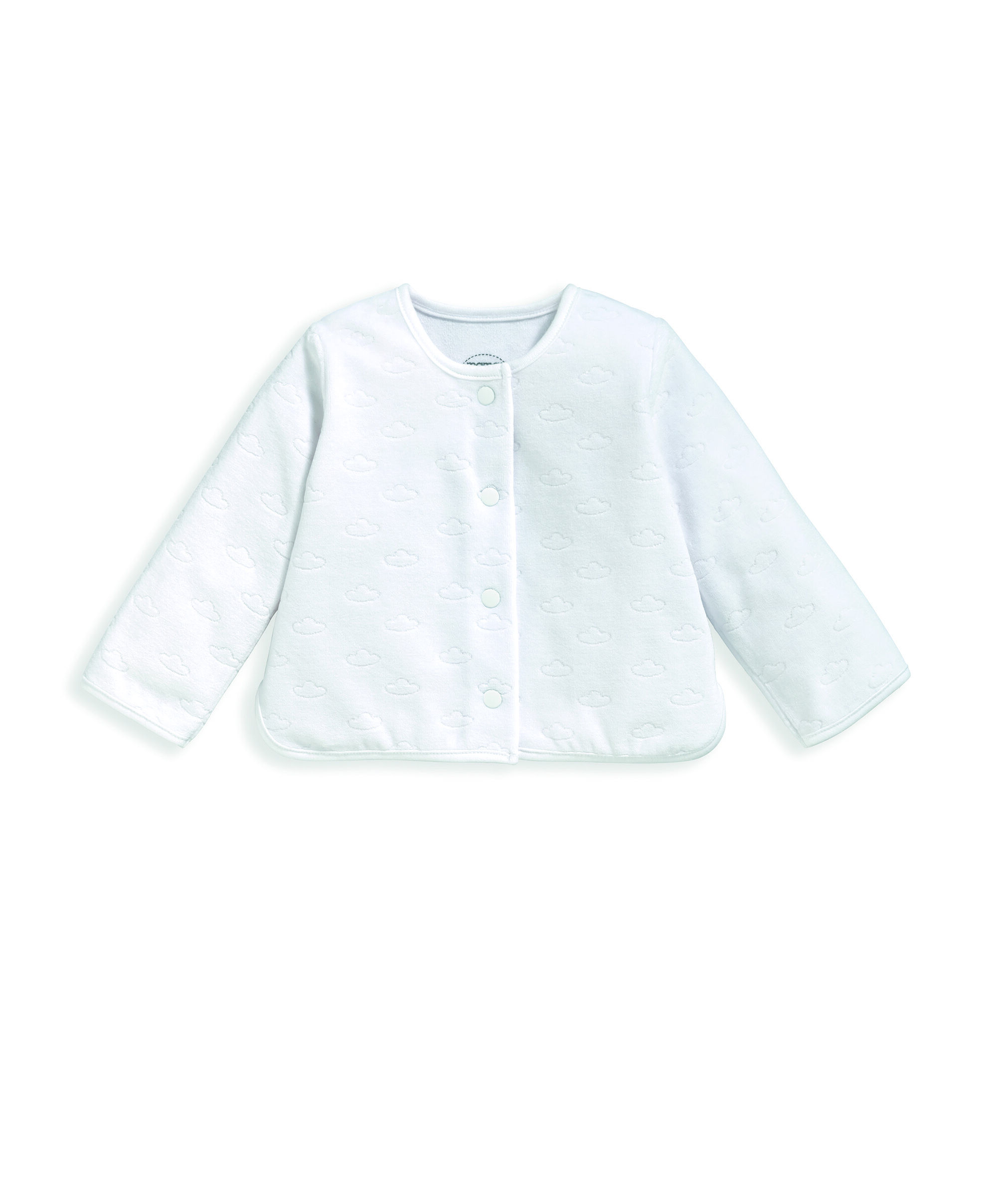 طقم مخمل بنقشة سحب - قطعتان image number 3