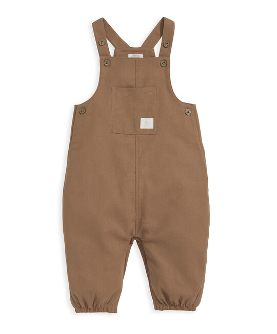 2PC WOVEN DUNGAREE SET image number 4