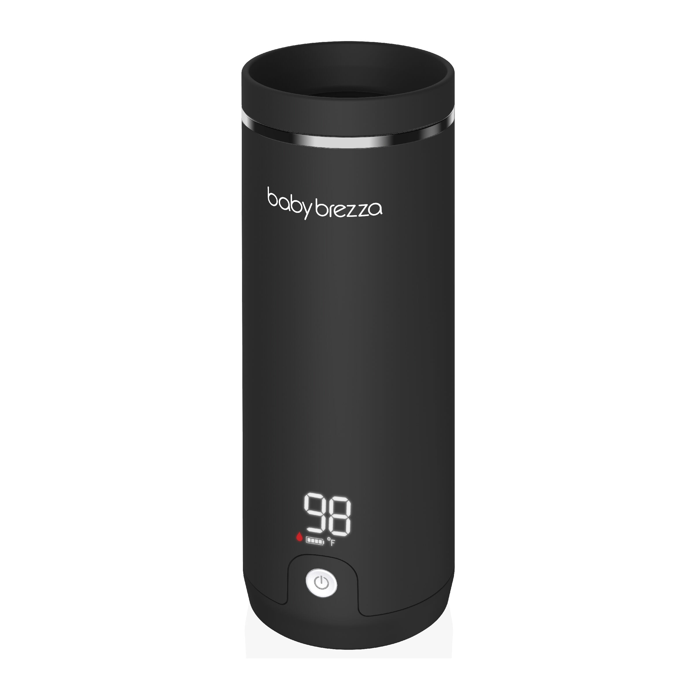 سخان زجاجة رضع محمول بيبي بريزا فائق السرعة باللون الأسود