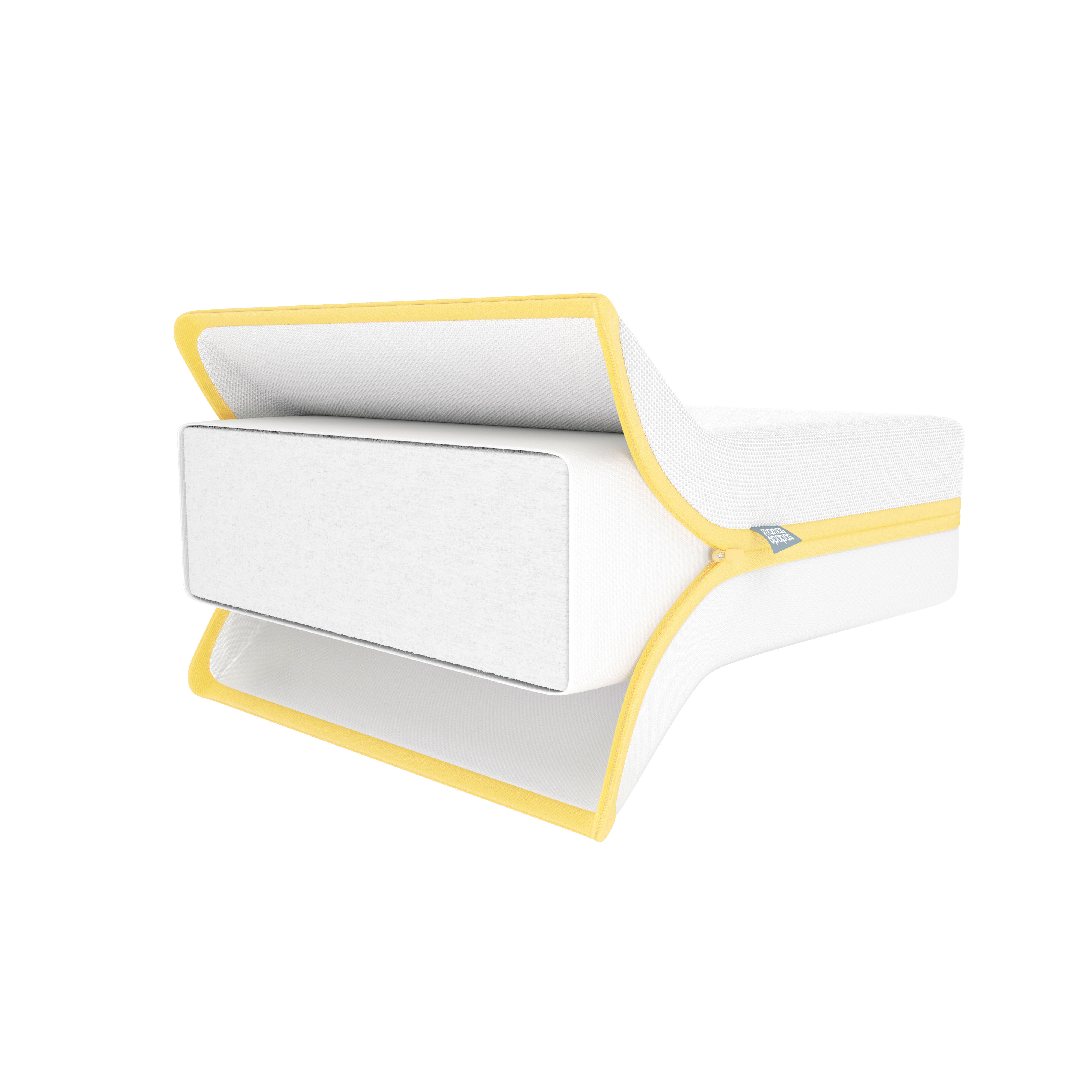 فرشة سرير للأطفال إسنشال ألياف بتهوية ممتازة image number 3