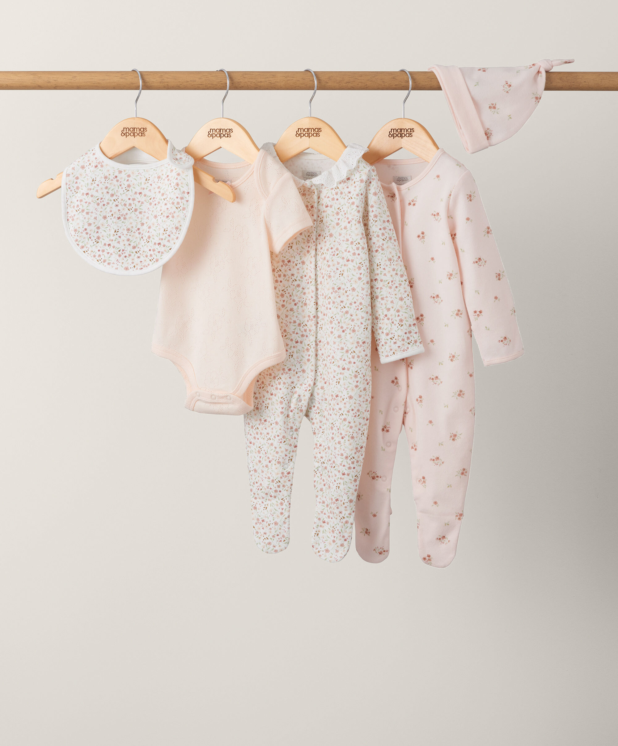 طقم بنقشة زهور - 5 قطع image number 1