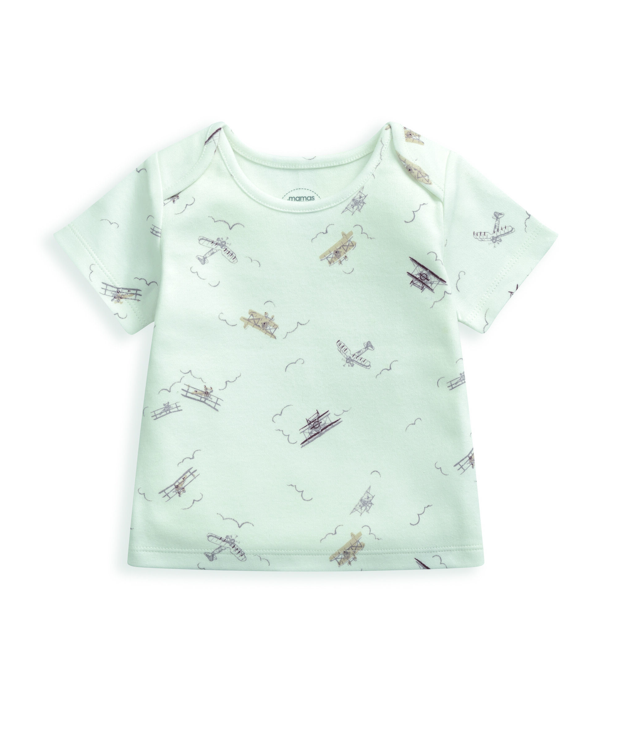 طقم بيجاما جيرسيه بنقشة طائرة - قطعتان image number 4