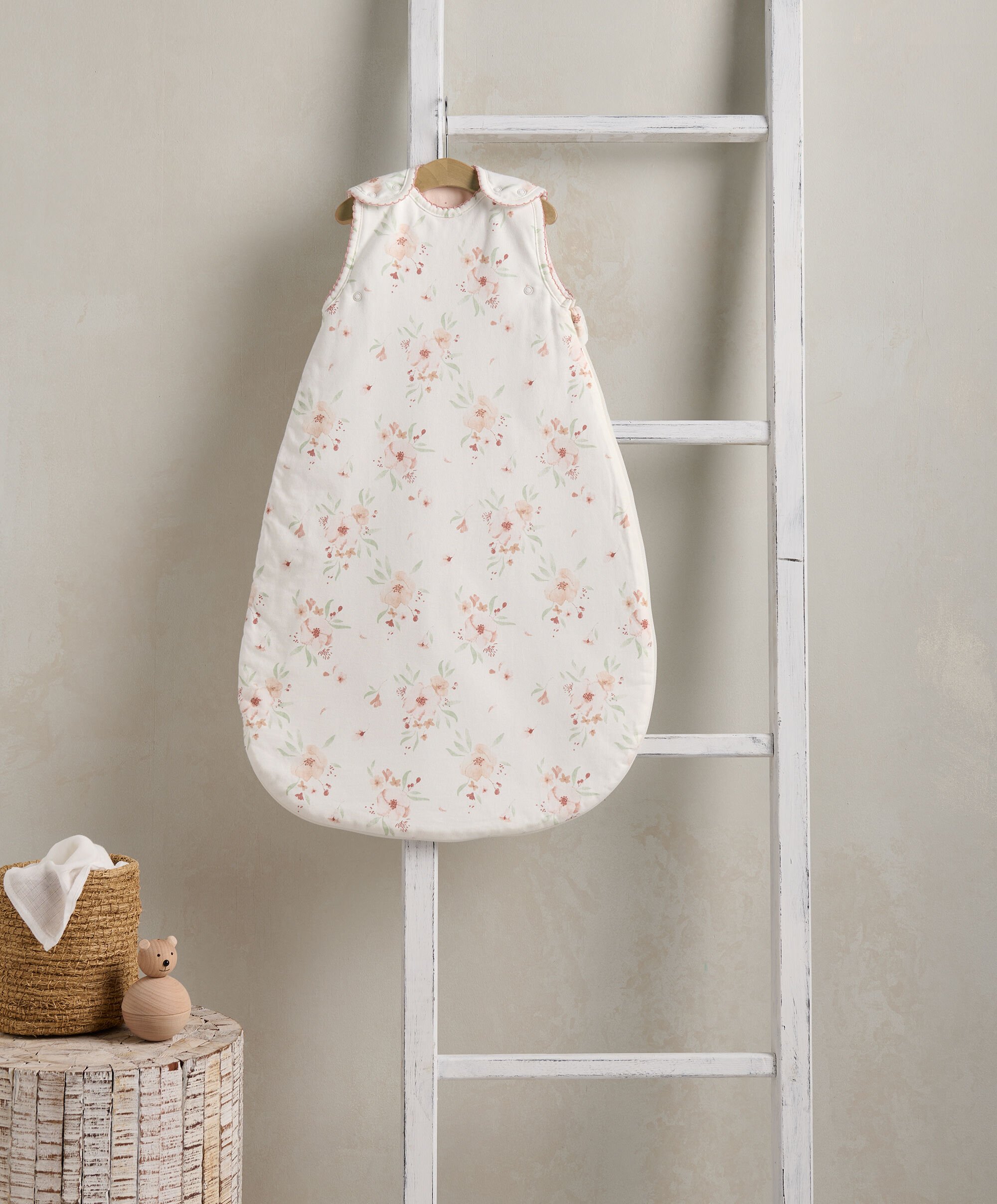 كيس نوم دريم بود للأطفال منذ الولادة حتى 6 شهور بنقشة زهور - معدل دفء 2.5