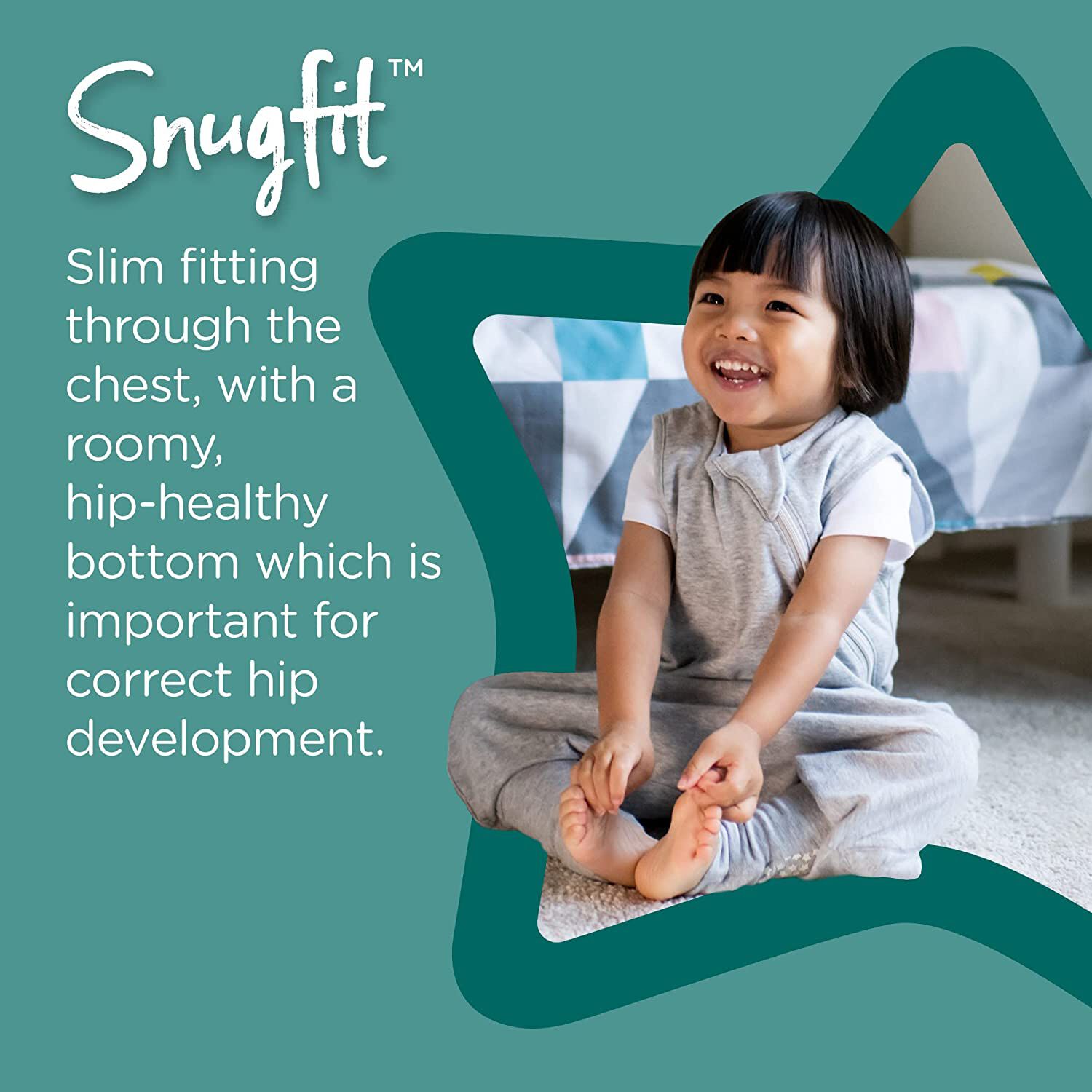 كيس نوم بساقين للأطفال بعمر 6-8 شهور بمعدل دفء 1 من تومي تيبي - أخضر بنقشة جرو والأصدقاء image number 6