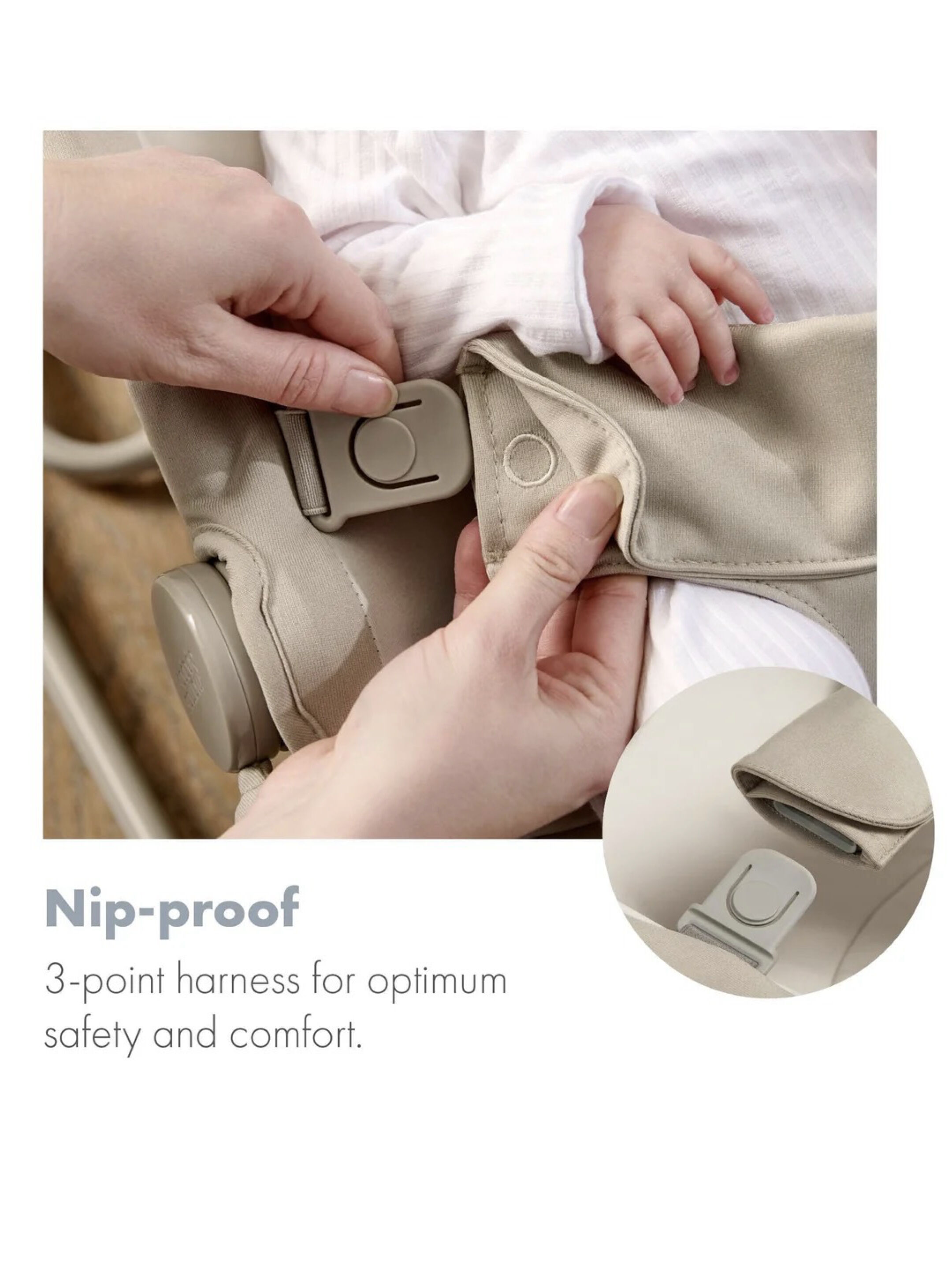 كرسي هزاز تيمبو 3 في 1 - بيج image number 5