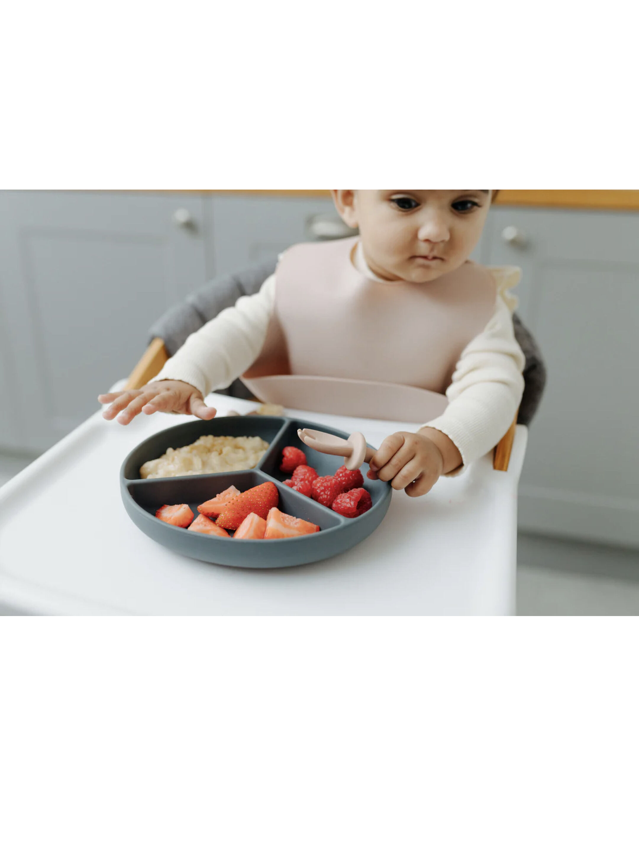 طقم ملعقة وشوكة ماي فيرست من بيبيتا - أخضر داكن image number 2