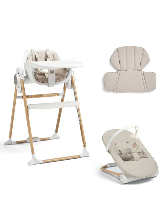 مجموعة كرسي مرتفع إينو مع كرسي هزاز ووسادة - كشمير مجموعة كرسي مرتفع إينو مع كرسي هزاز ووسادة - كشمير image number 1