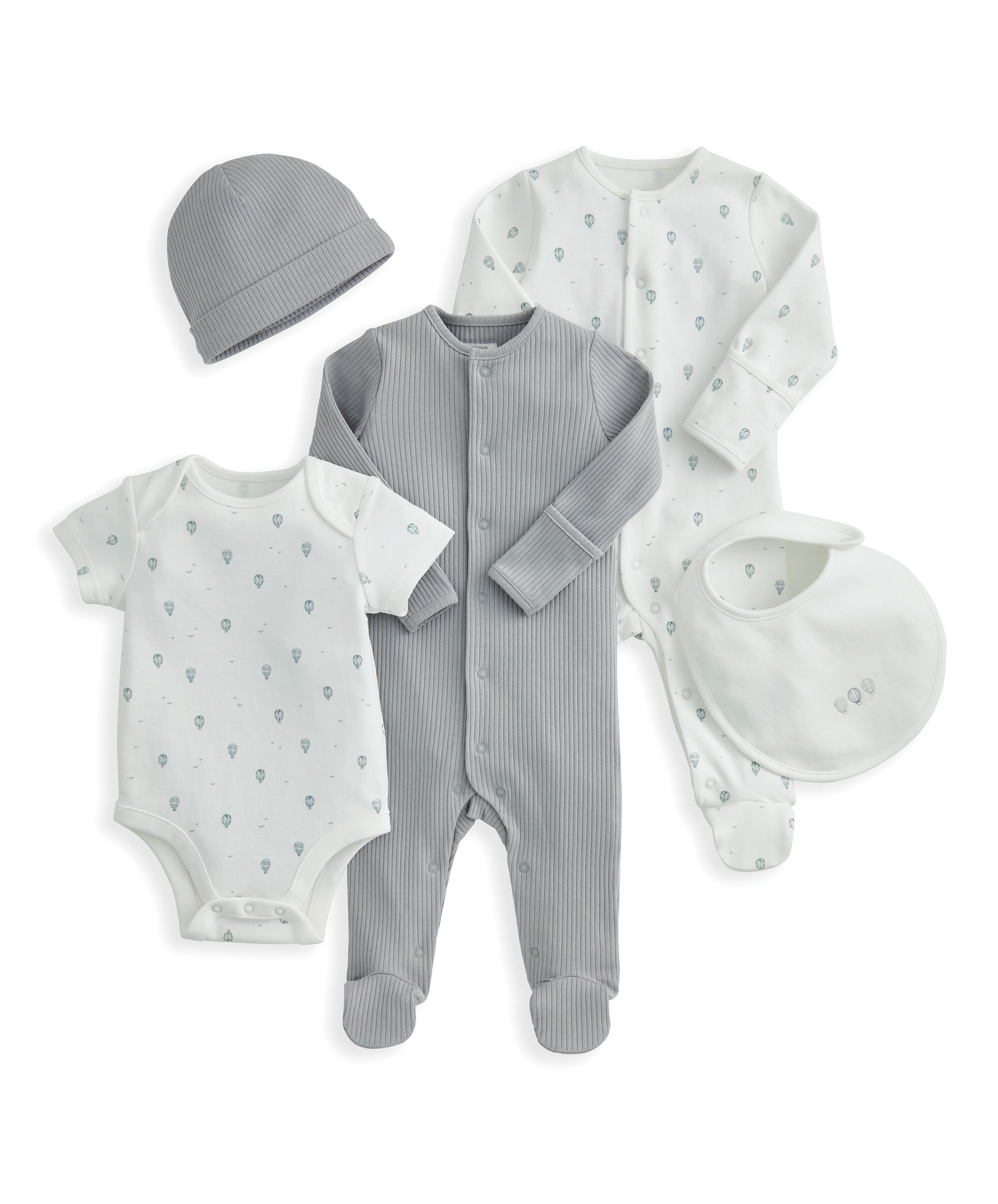 طقم بنقشة منطاد - 5 قطع image number 2