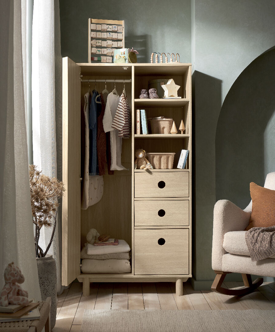 خزانة ملابس أوسكا - ناتشرل/اوك image number 3