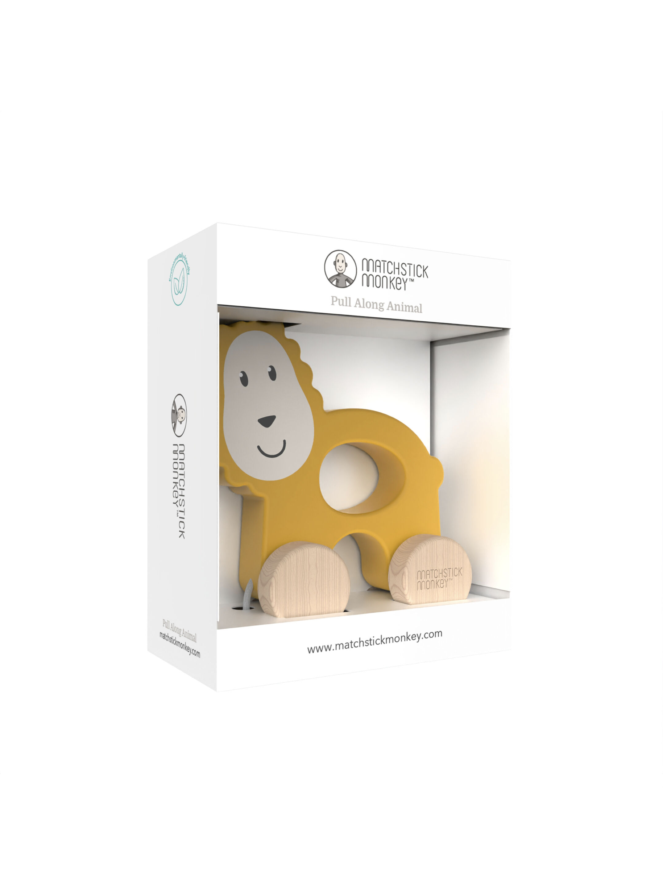 لعبة قابلة للجر بتصميم الأسد لودو من ماتشستيك مونكي image number 4