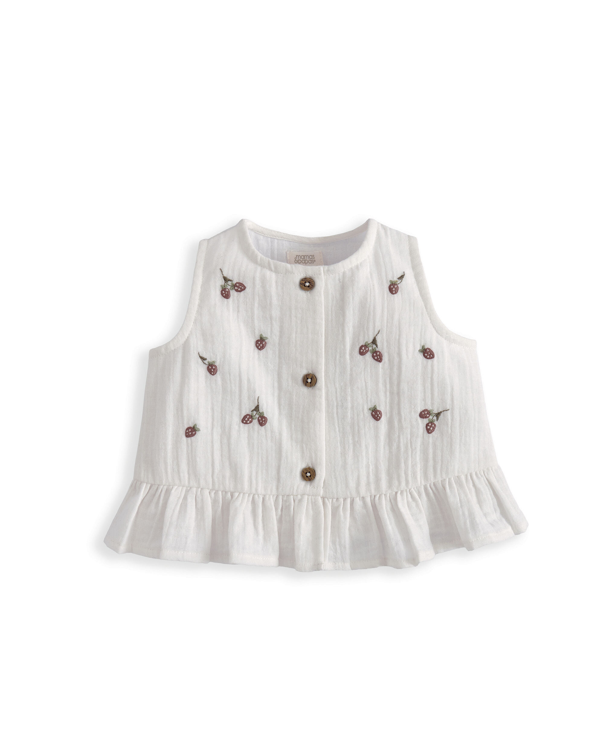 طقم إطلالة شورت بنقشة أزهار الفاوانيا، بلوزة فضفاضة وقبعة image number 3