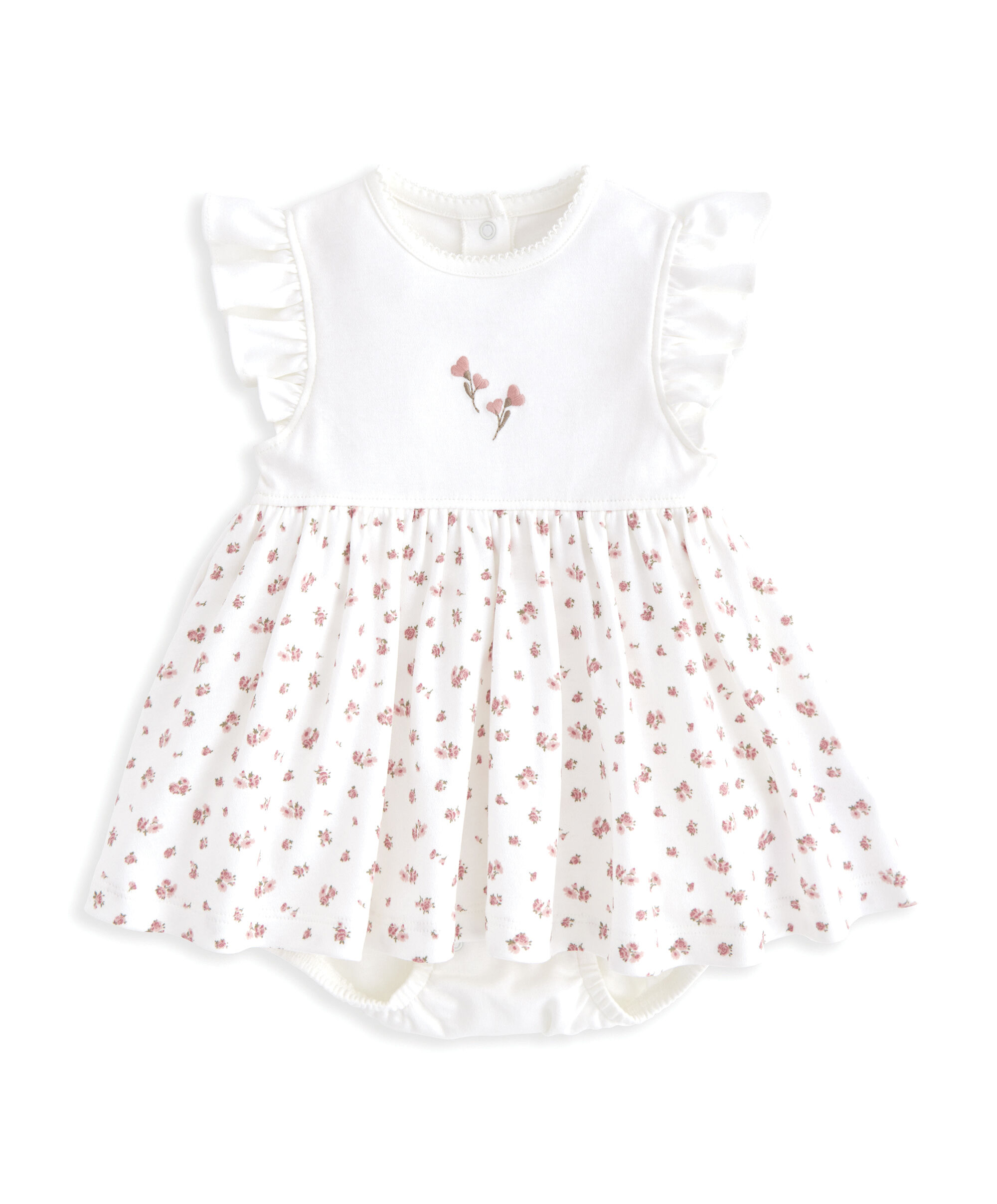 طقم فستان وطوق رأس - قطعتان image number 4