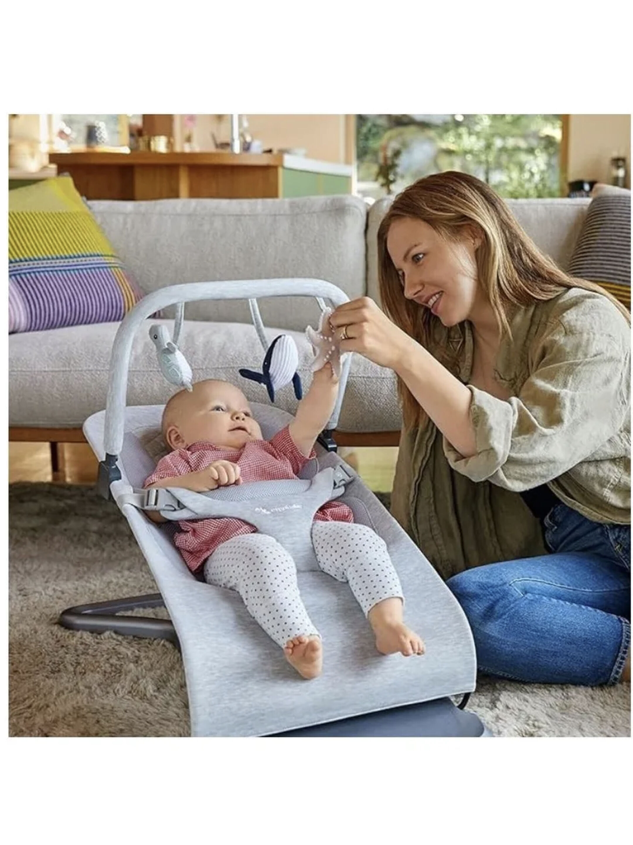 قضيب ألعاب كرسي هزاز إيفولف من إرغو بيبي - تصميمات بحرية image number 3