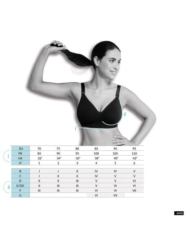 حمالة صدر للحمل والرضاعة بتصميم دانتيل مقاس III من كاريويل - أسود image number 4