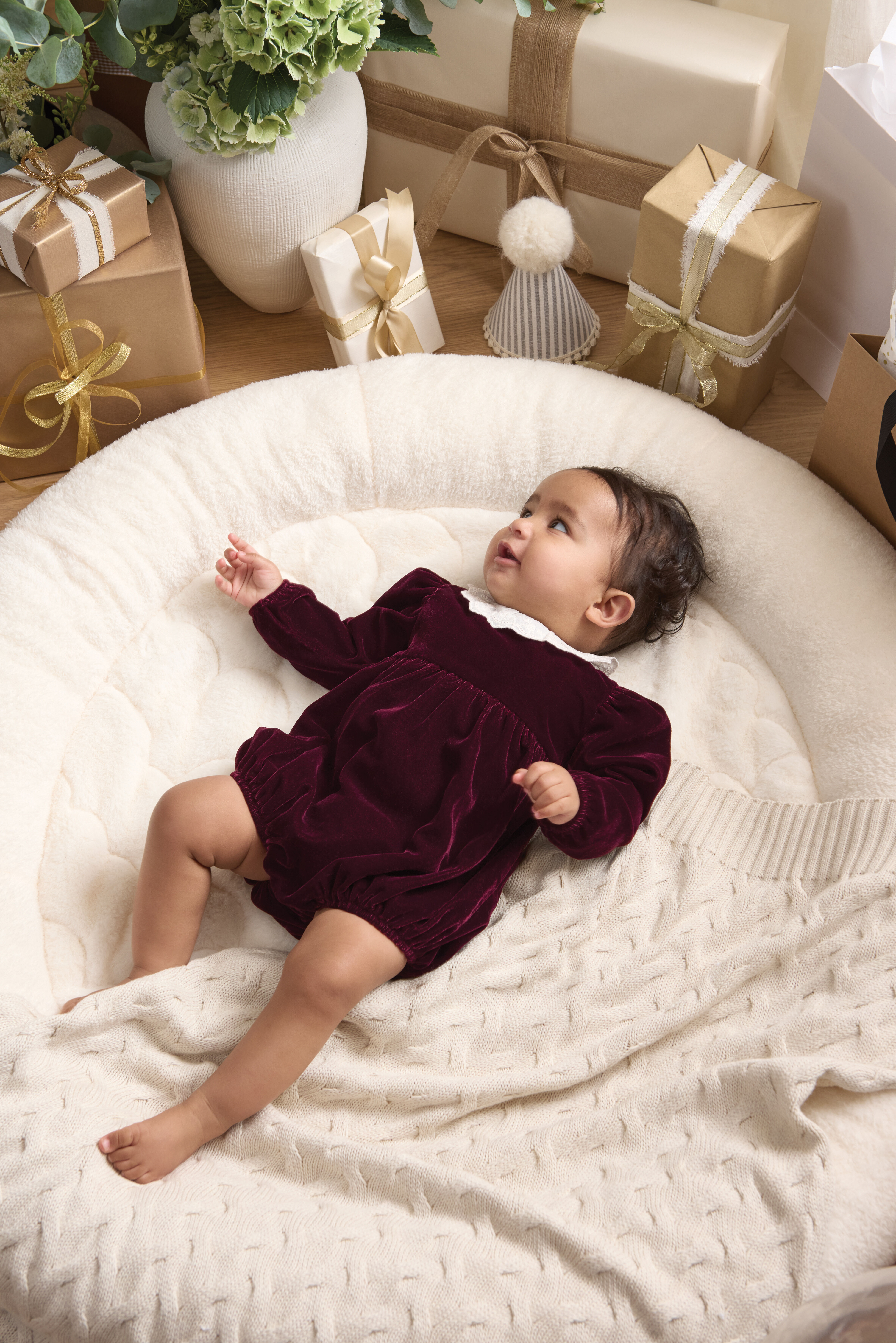 رومبر بياقة مخمل - بنفسجي image number 4