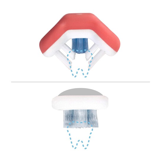 فرشاة توث هاجر سمايل فريدا من فريدا بيبي - وردي فرشاة توث هاجر سمايل فريدا من فريدا بيبي - وردي image number 6