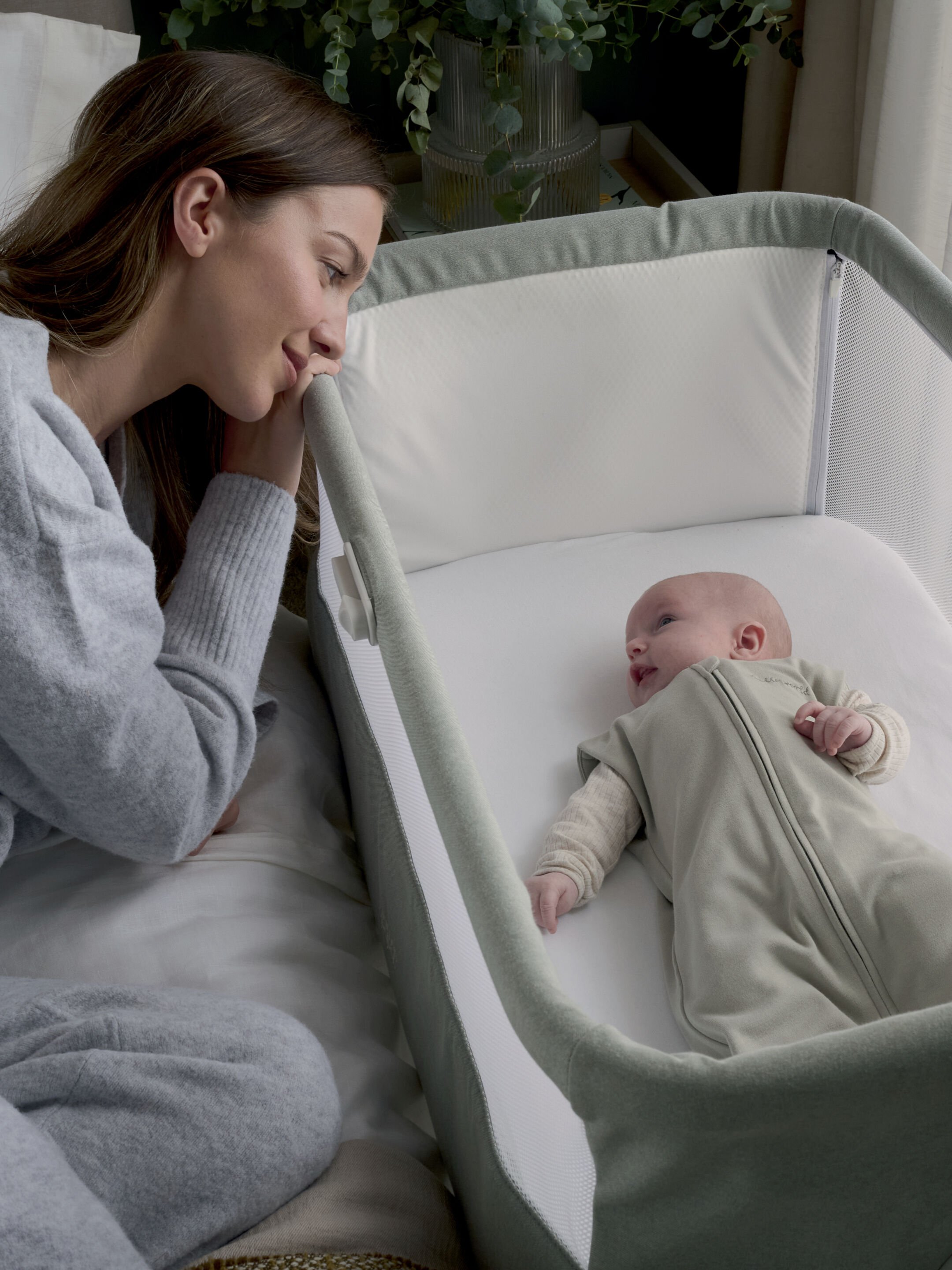 كيس نوم للرضع بمعدل دفء 1.0 باللون سيج image number 5