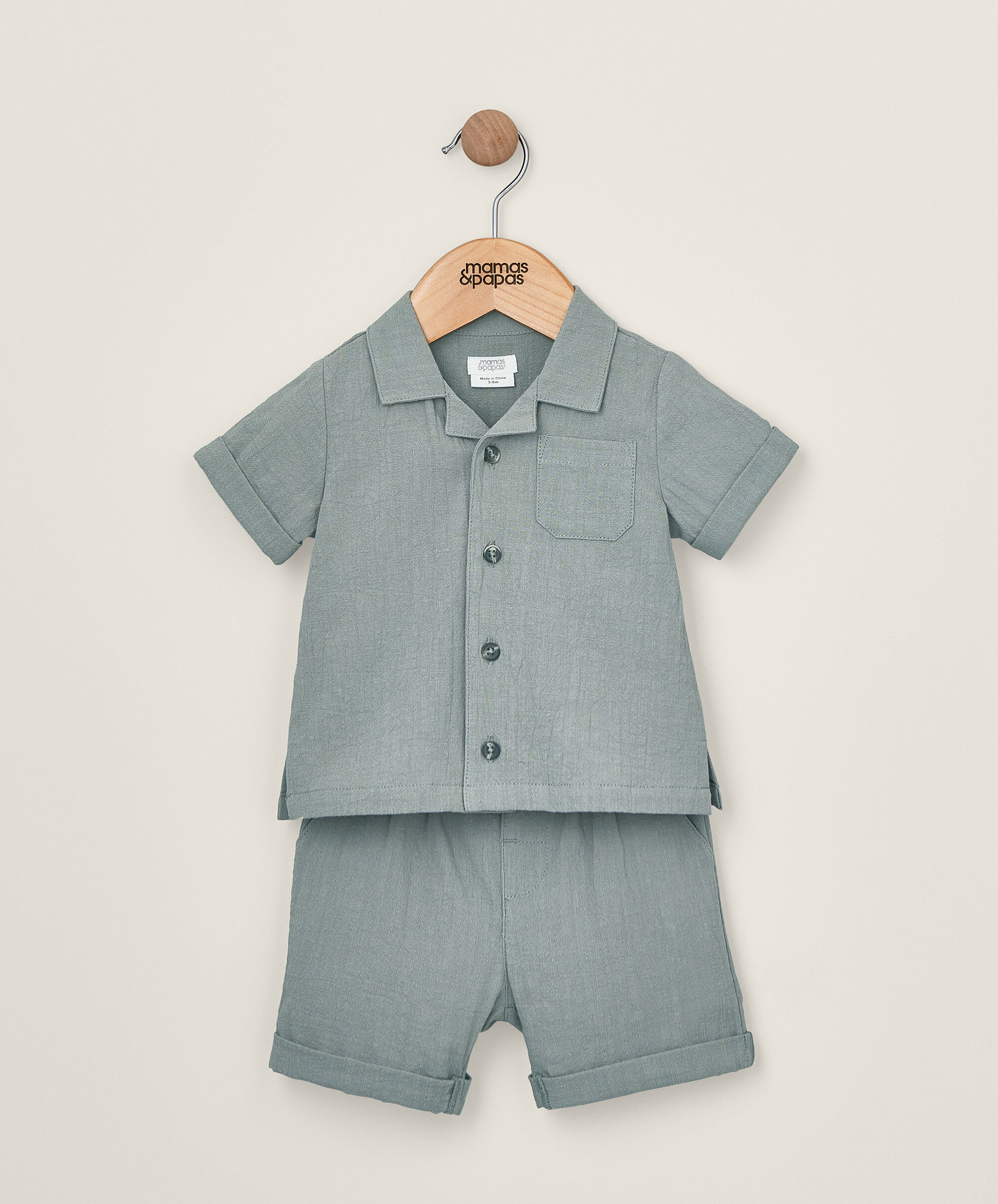 طقم قميص وشورت - قطعتان image number 1