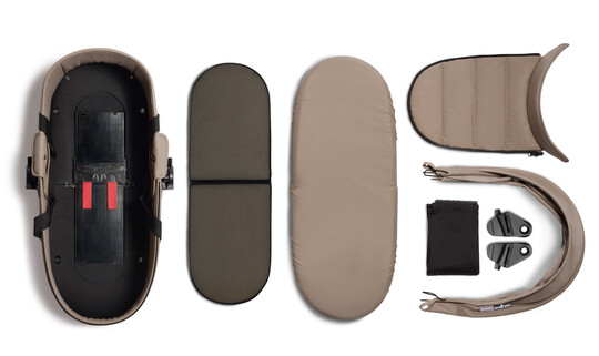 مهد محمول خفيف يويو - بني فاتح مهد محمول خفيف يويو - بني فاتح image number 3