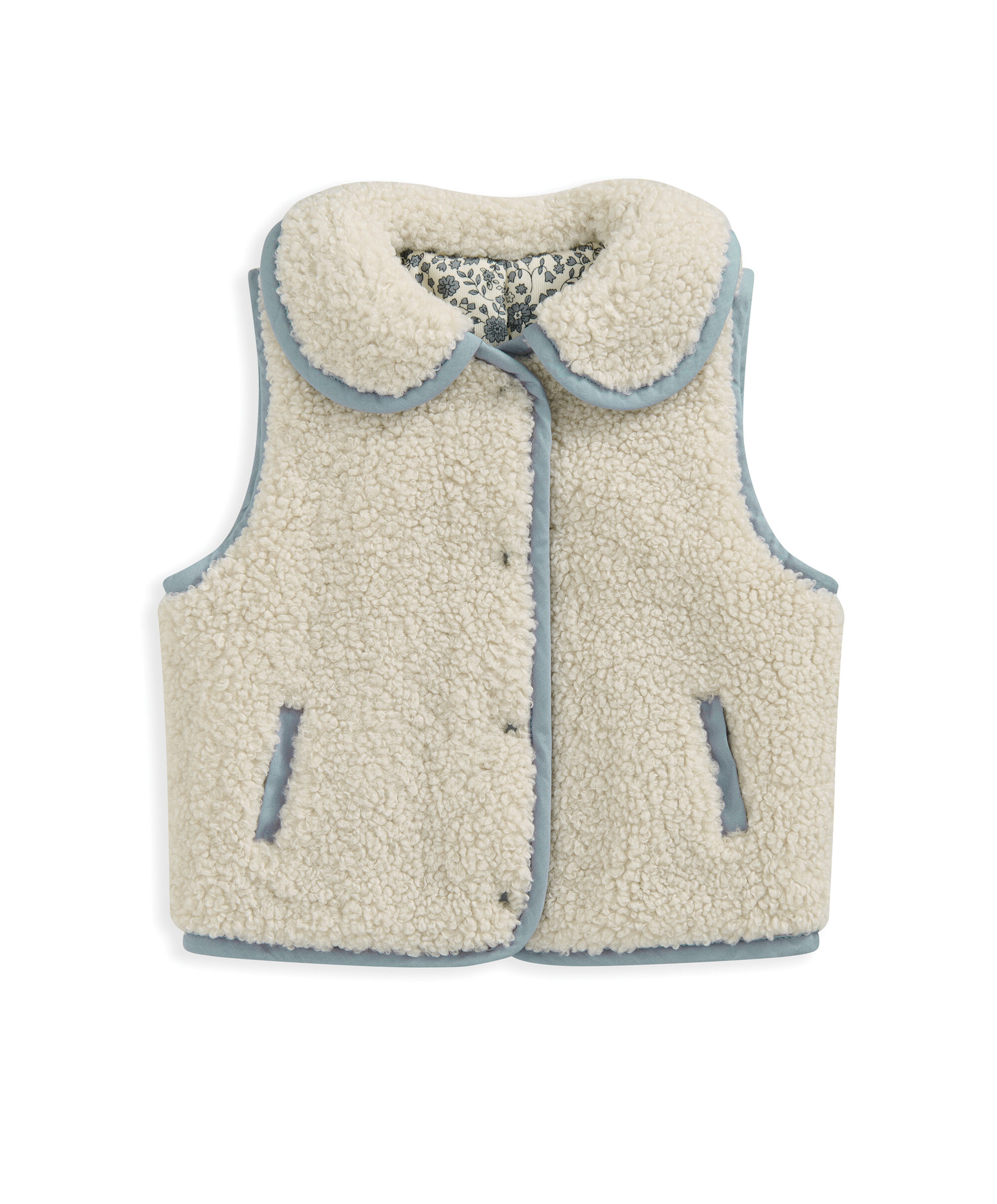 فيست ناعم بنقشة زهور بوجهين image number 2