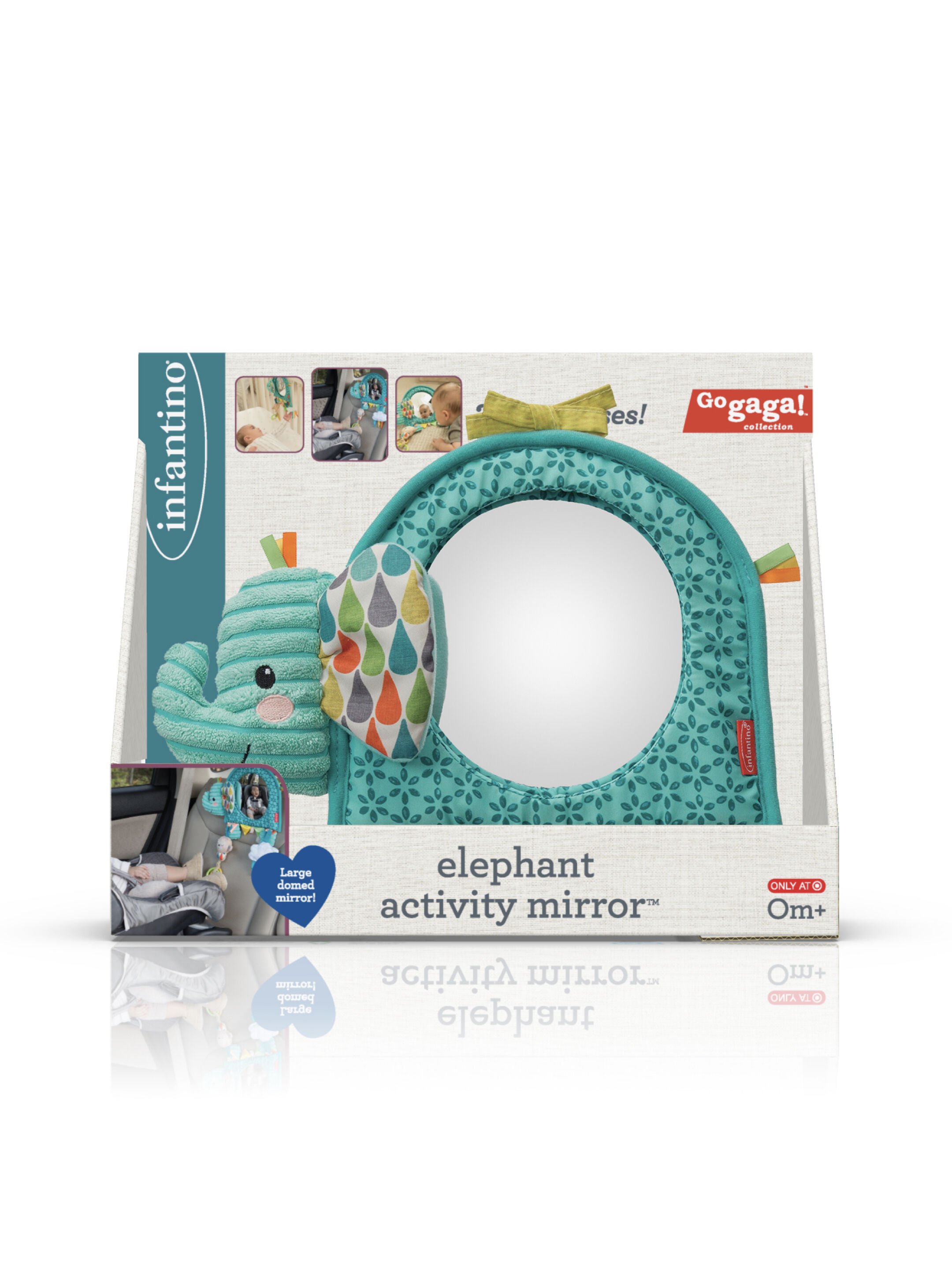 مرآة للعب والأنشطة جو جاجا بتصميم فيل من إنفانتينو image number 3