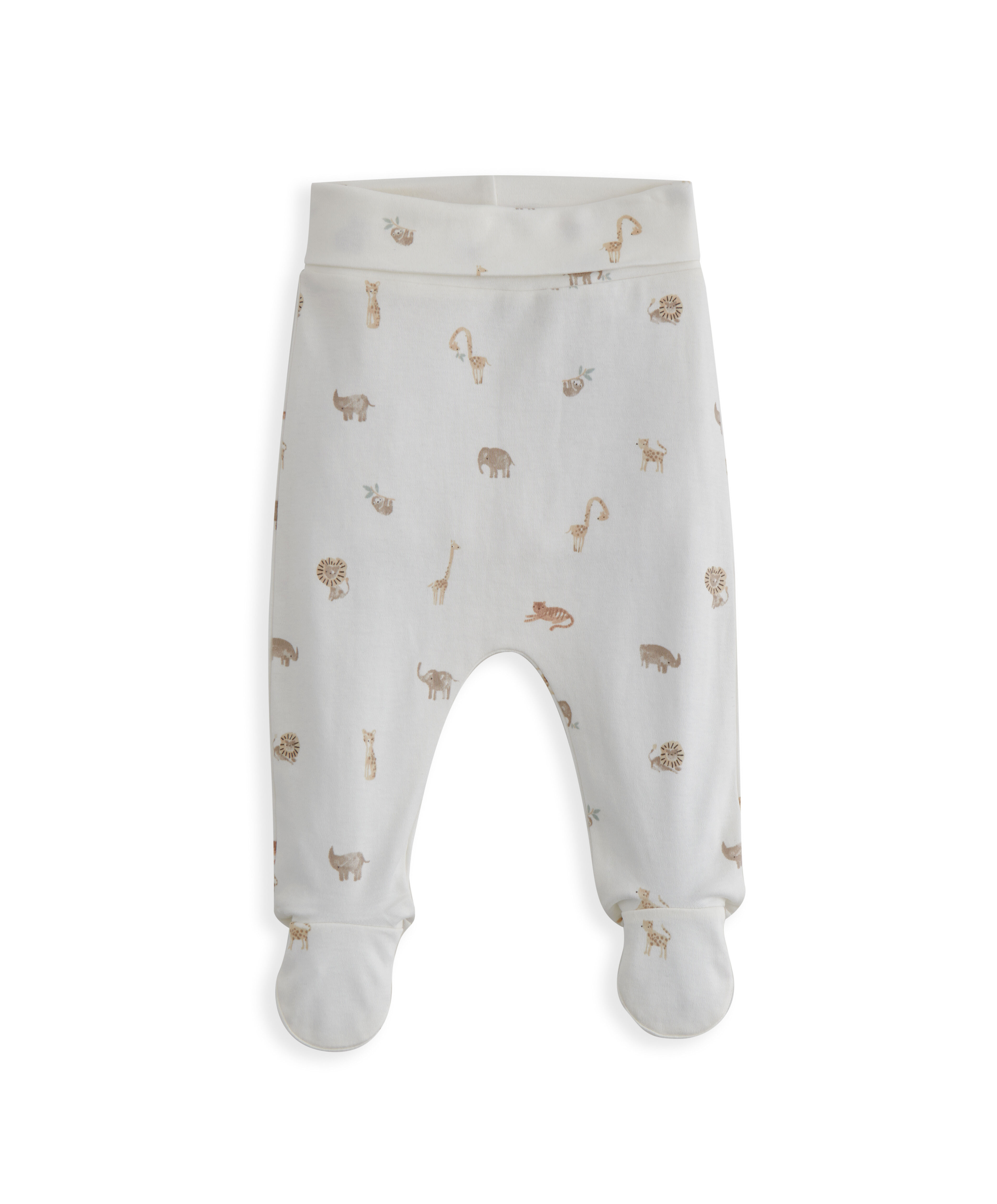 طقم لباس قطعة واحدة مضلع ولغينغز بنقشة سفاري  image number 4