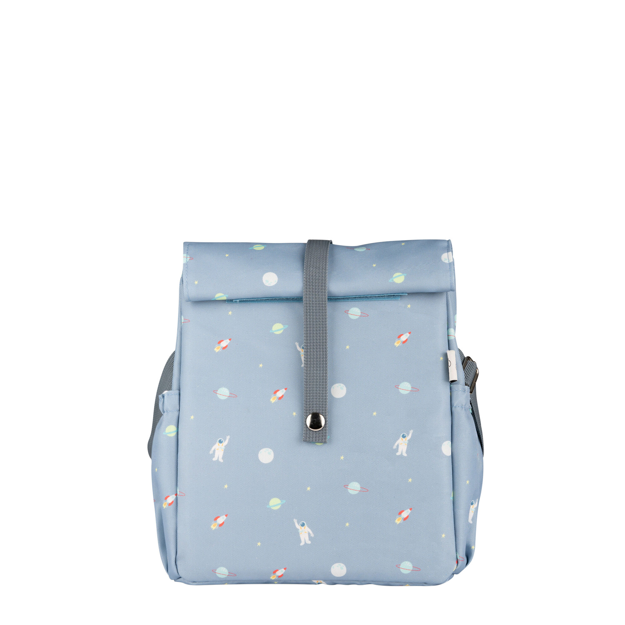 حقيبة غداء عازلة للحرارة بتصميم ملفوف من سيترون - نقشة فضاء image number 1