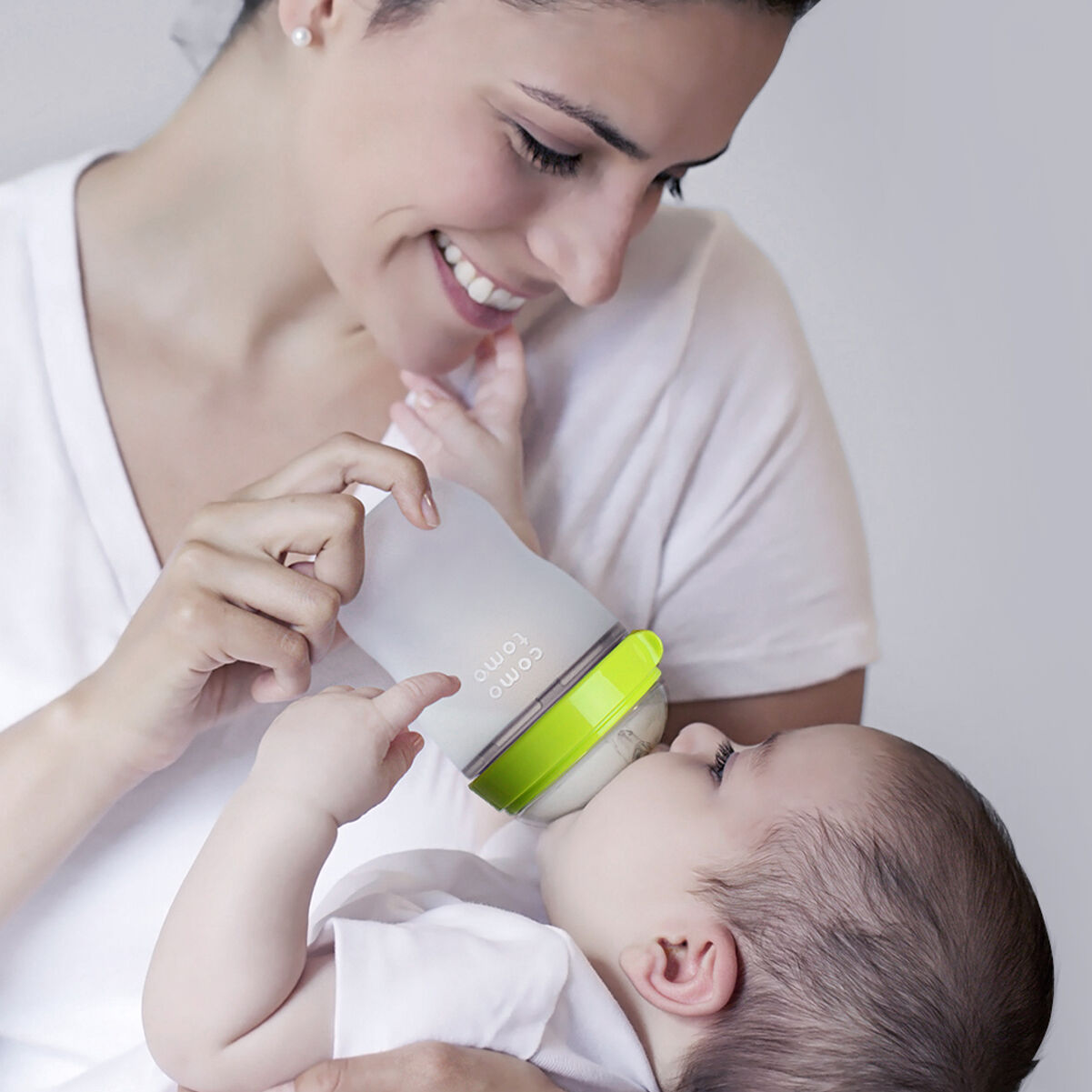 مجموعة حلمات كوموتومو شفافة ناتشورال تيت (تدفق متوسط) سيليكون، قطعتين image number 6