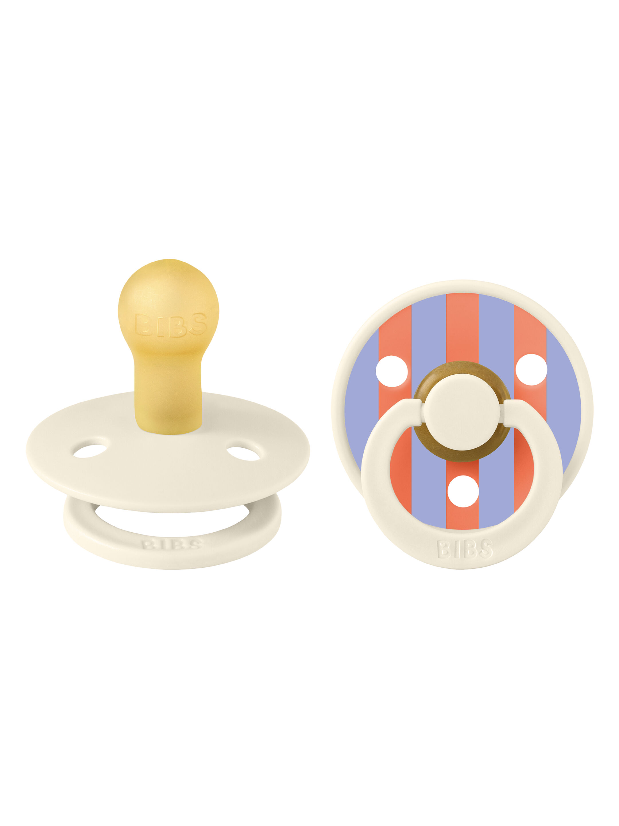 مجموعة لهايات بيبس كولور بين لاتكس مقاس 1 للأطفال منذ الولادة بلون عاجي متنوع - قطعتان image number 2