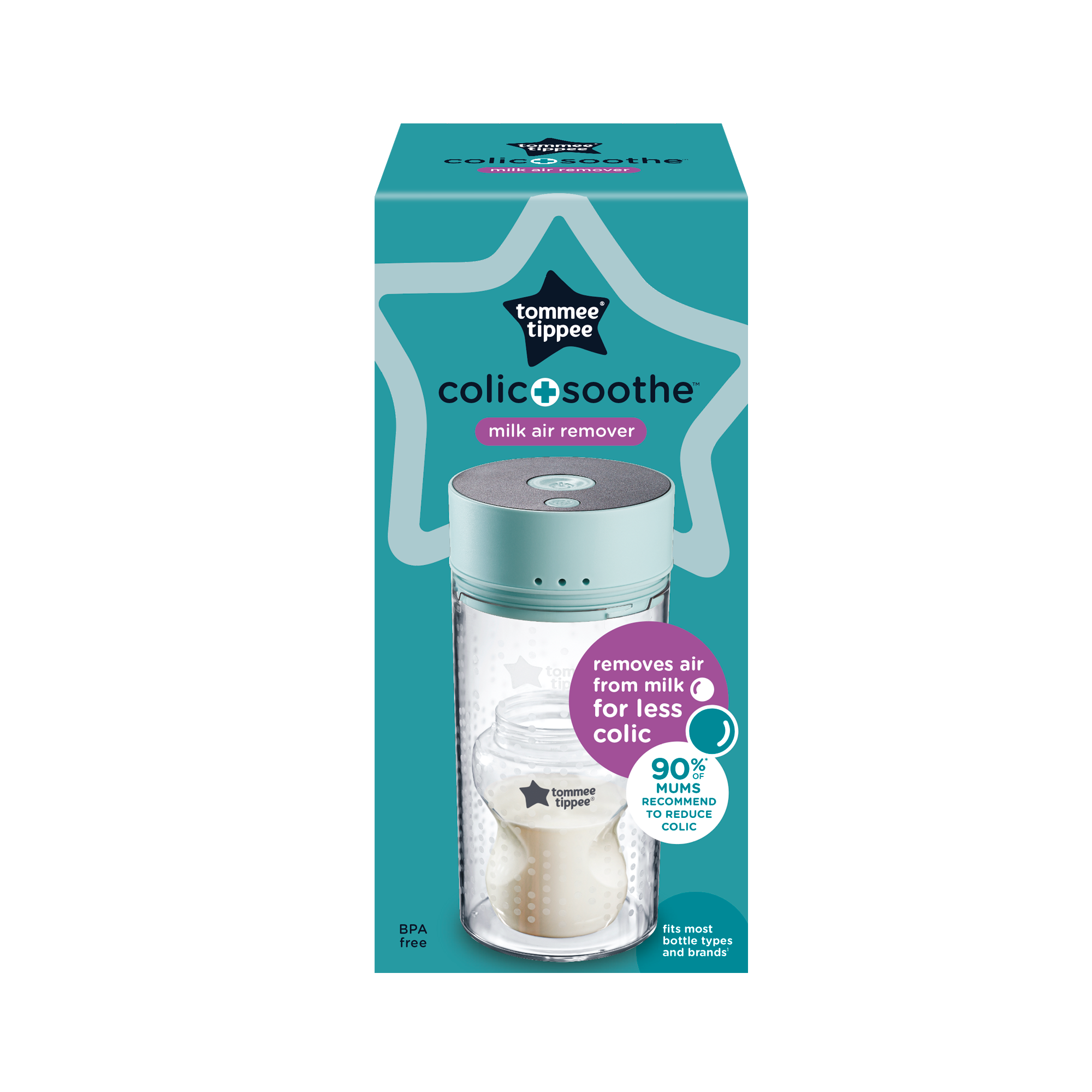 Tommee TippeeColic Soothe Milk Air Remover image number 3