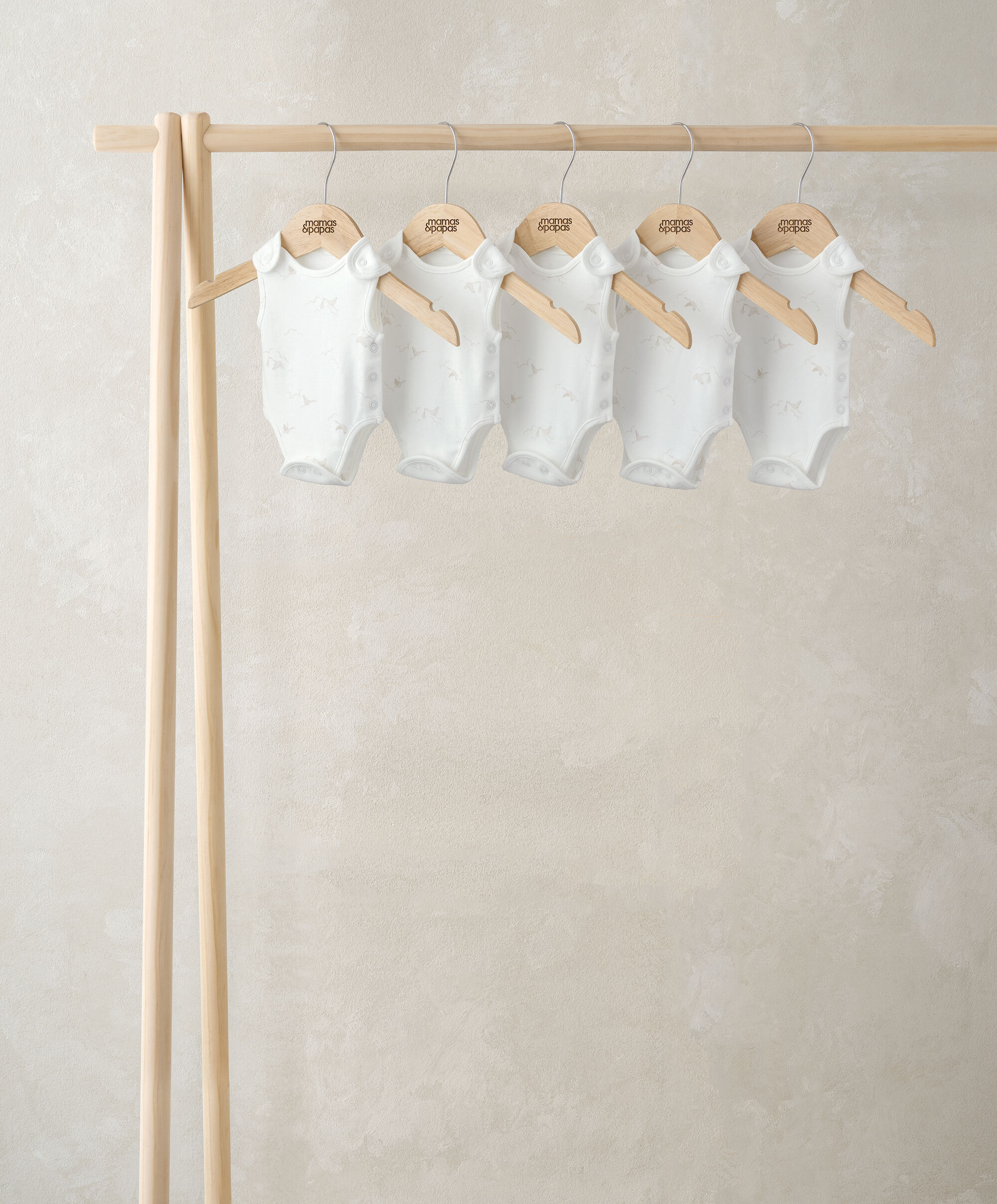 Stork Bodysuits (Set of 5) - Premature image number 1