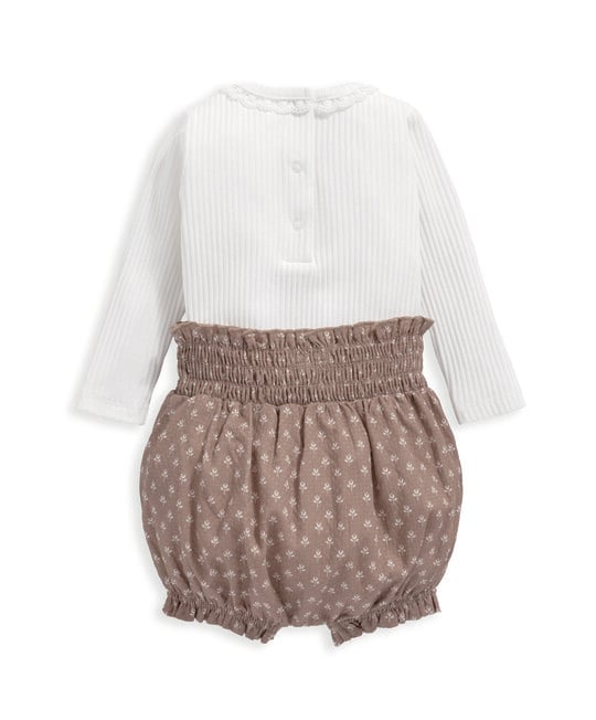 طقم لباس قطعة واحدة وسروال تحتي طقم لباس قطعة واحدة وسروال تحتي image number 3