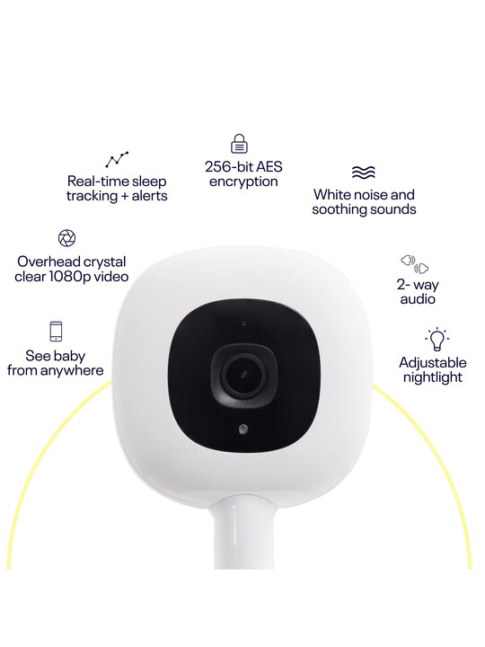 Nanit Pro Baby Monitor + Floor Stand Nanit Pro Baby Monitor + Floor Stand image number 2