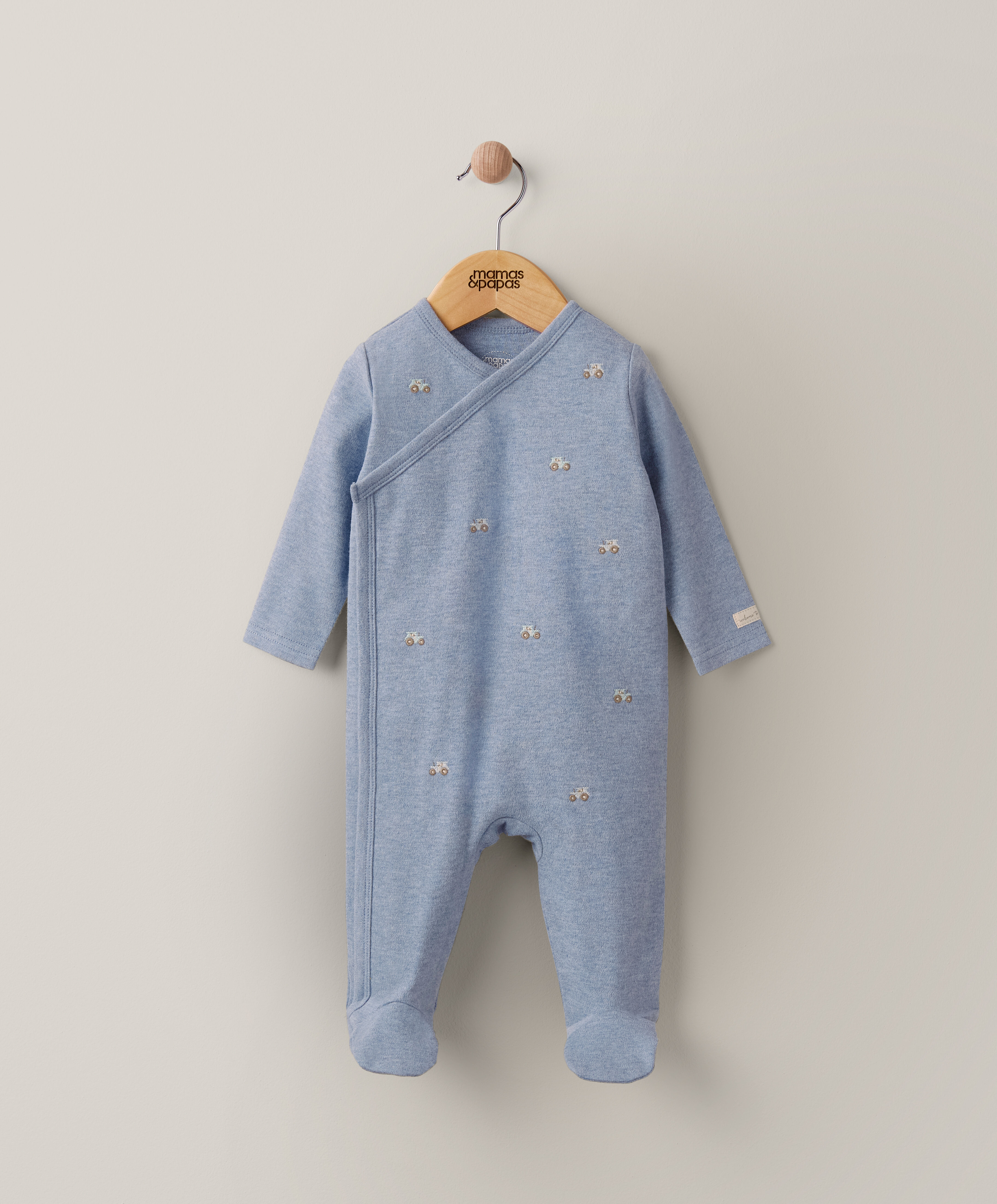 لباس الكل في واحد بتصميم ملفوف ونقشة جرار image number 3