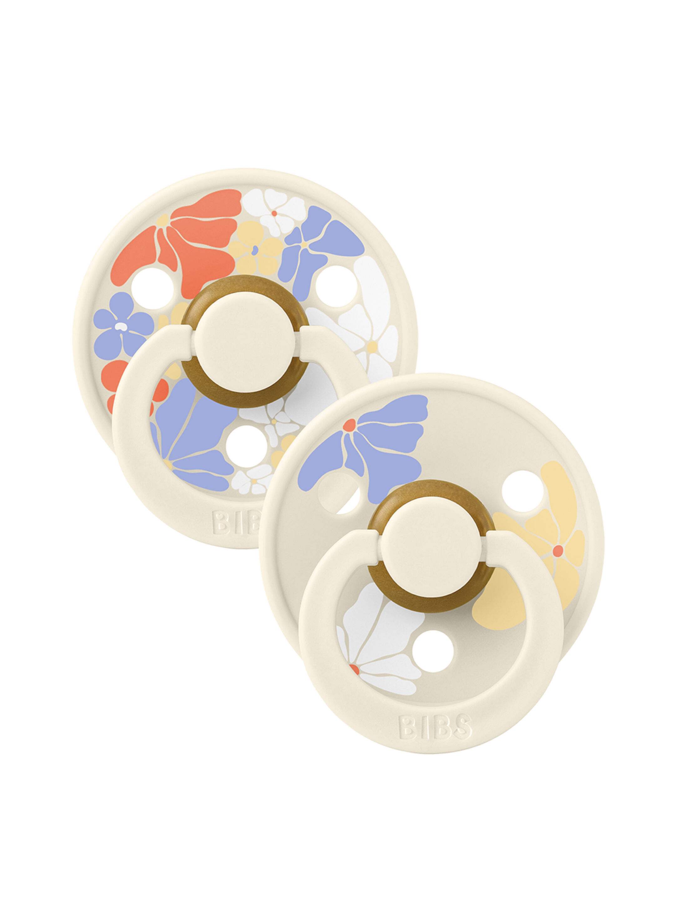 مجموعة لهايات بيبس كولور مورنينج بلوم لاتكس مقاس 2 للأطفال من 6 شهور فأكثر بلون عاجي متنوع - قطعتان image number 1