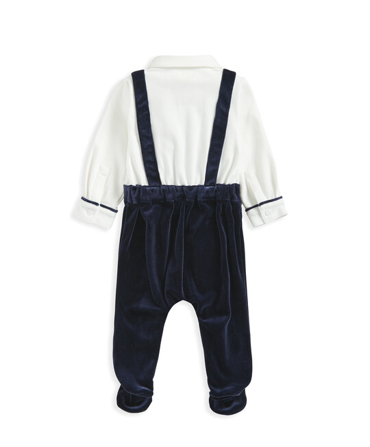 طقم بدلة توكسيدو وربطة عنق بلون كحلي - قطعتان طقم بدلة توكسيدو وربطة عنق بلون كحلي - قطعتان image number 3