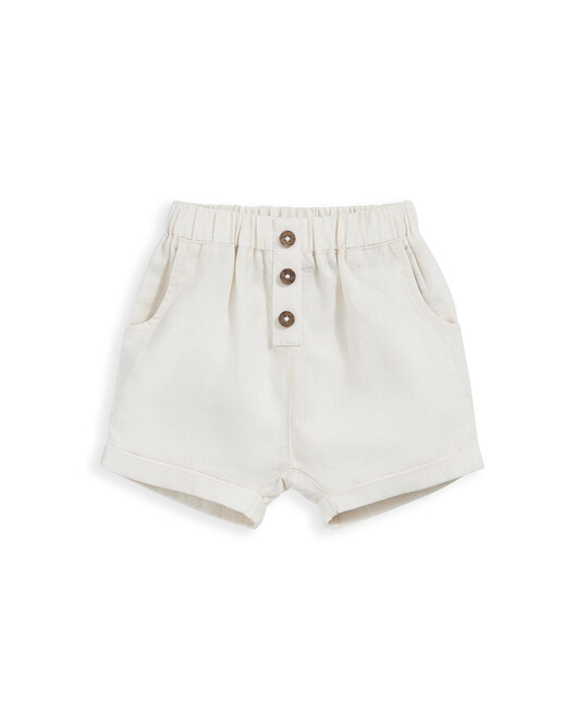 شورت كتان - محايد شورت كتان - محايد image number 2