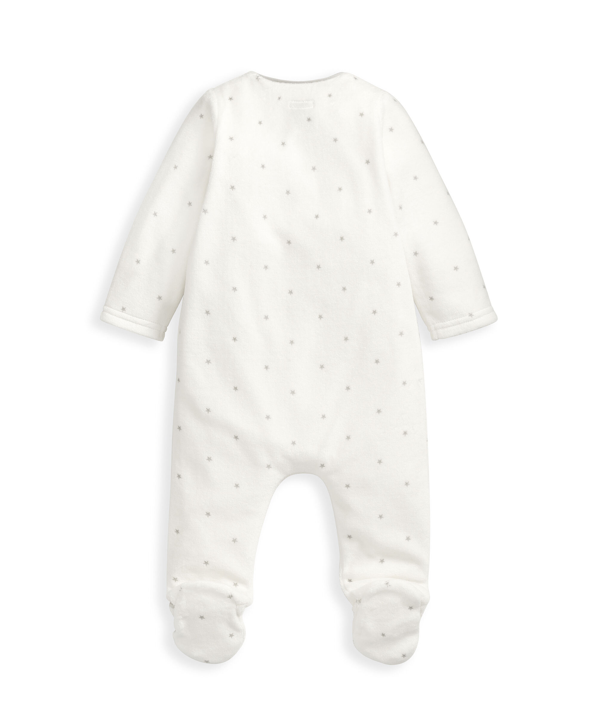 لباس الكل في واحد بعبارة My First Christmas - أبيض image number 4