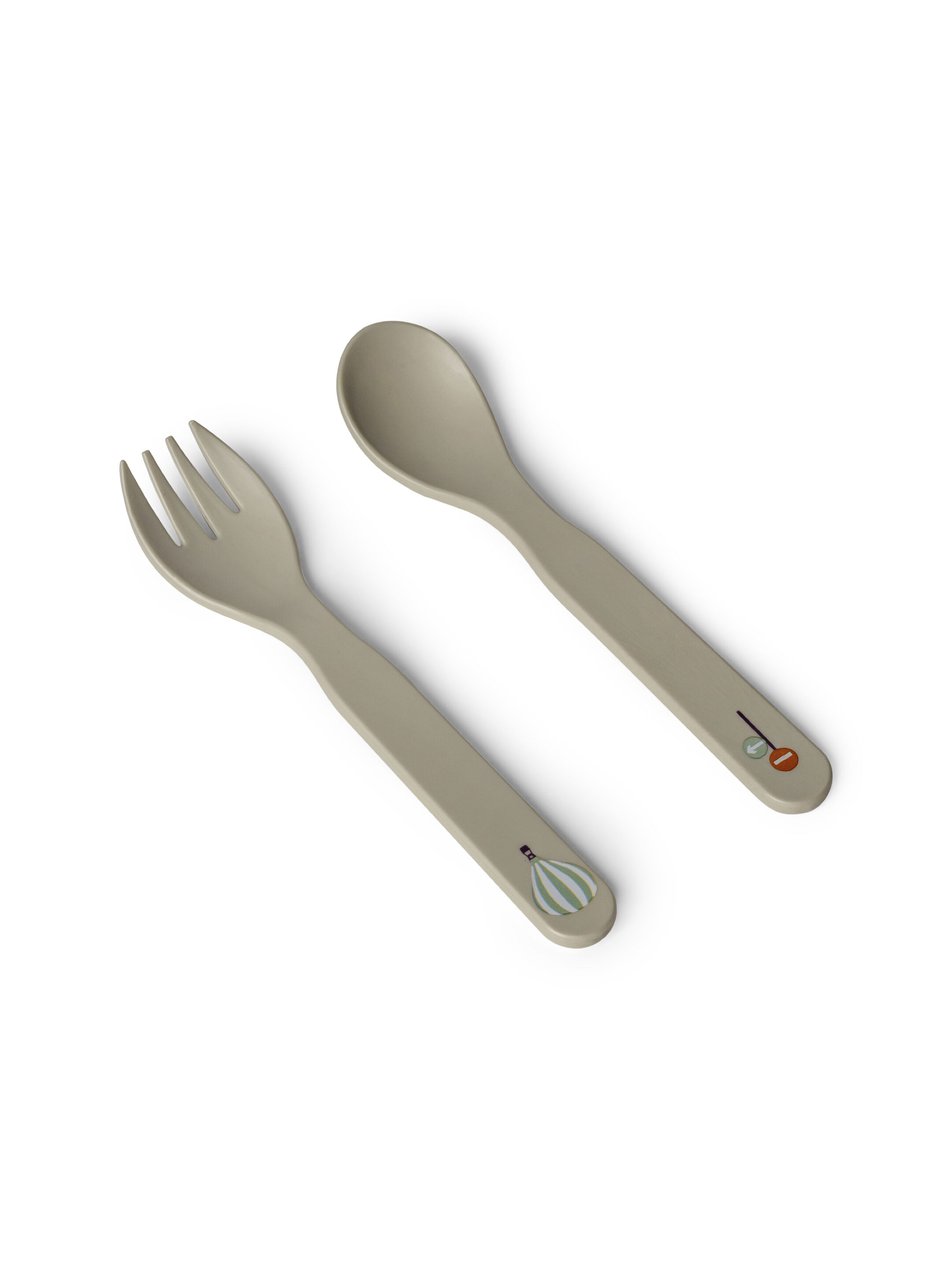 طقم أدوات مائدة من مواد حيوية من سيترون - نقشة مركبات image number 7