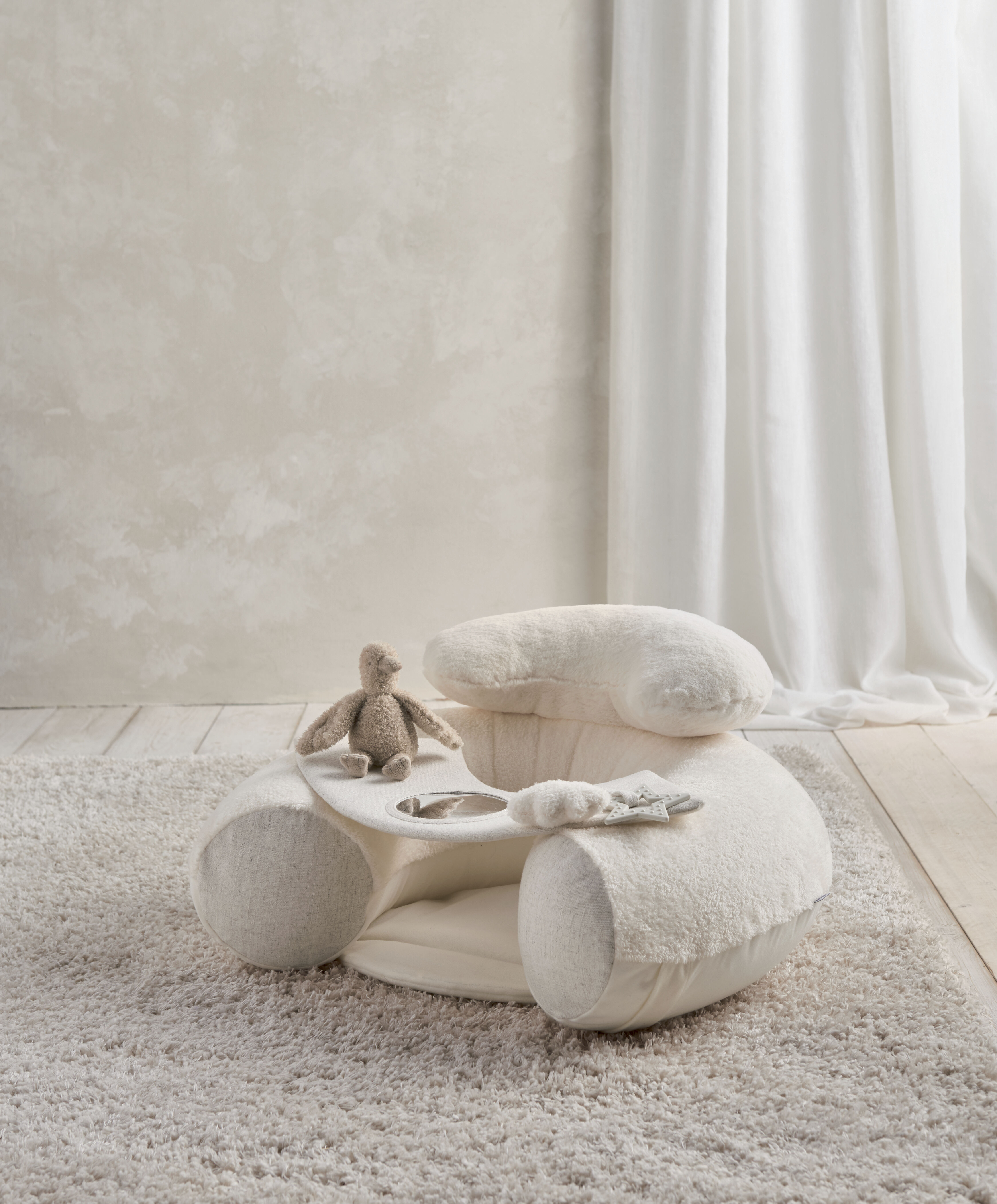 مقعد للجلوس واللعب بدمية بطة - ويلكم تو ذا ورلد داكلينج image number 1