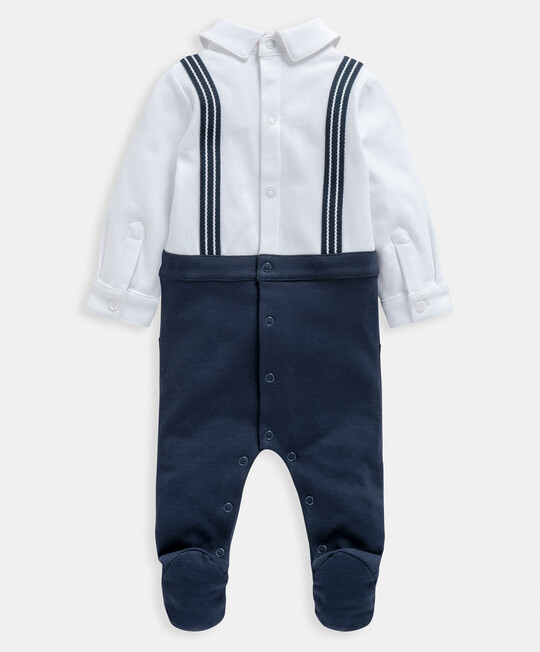 طقم الكل في واحد بحمالات للزينة - كحلي طقم الكل في واحد بحمالات للزينة - كحلي image number 2