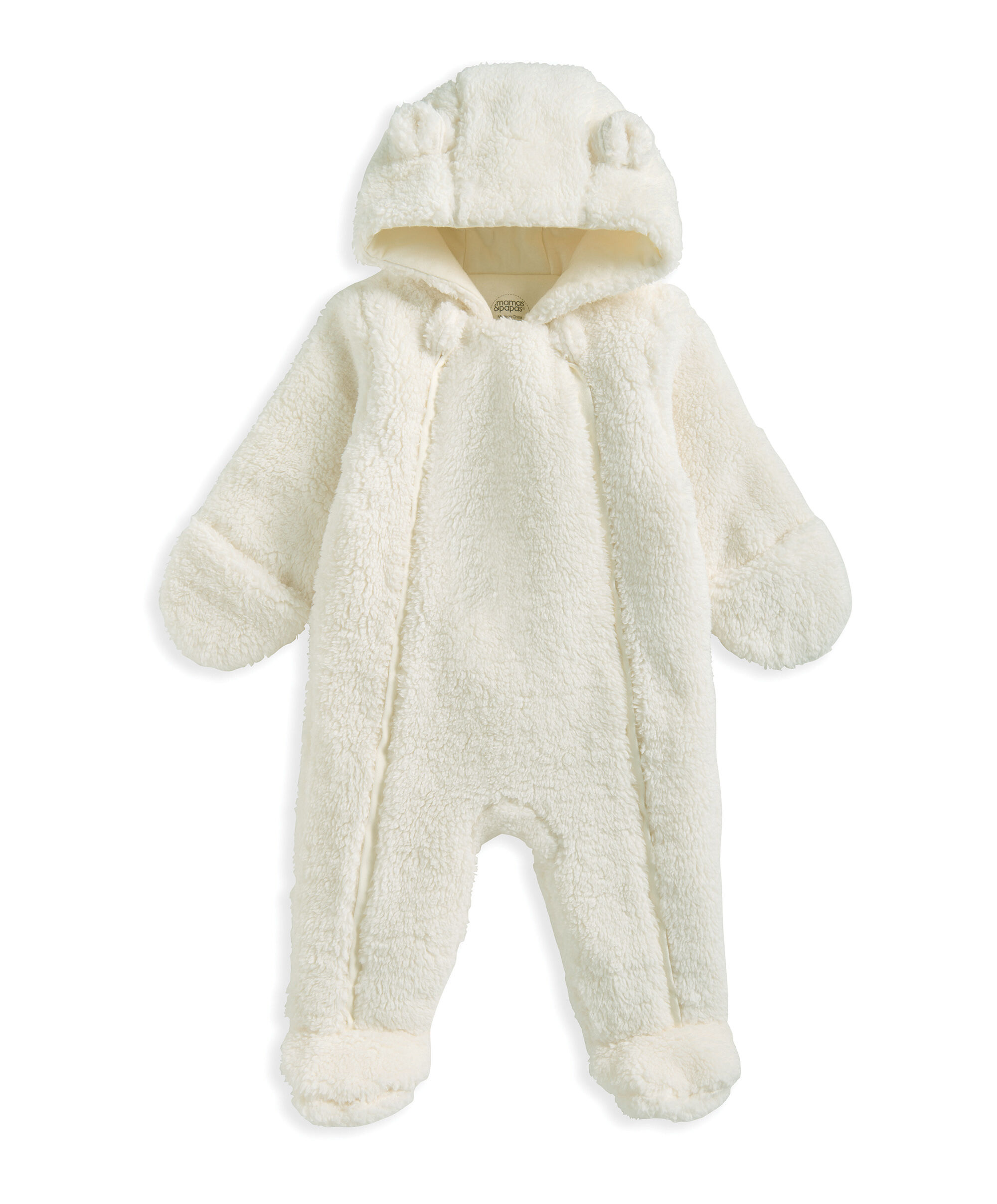 أوفرول شتوي ناعم - بيج image number 2