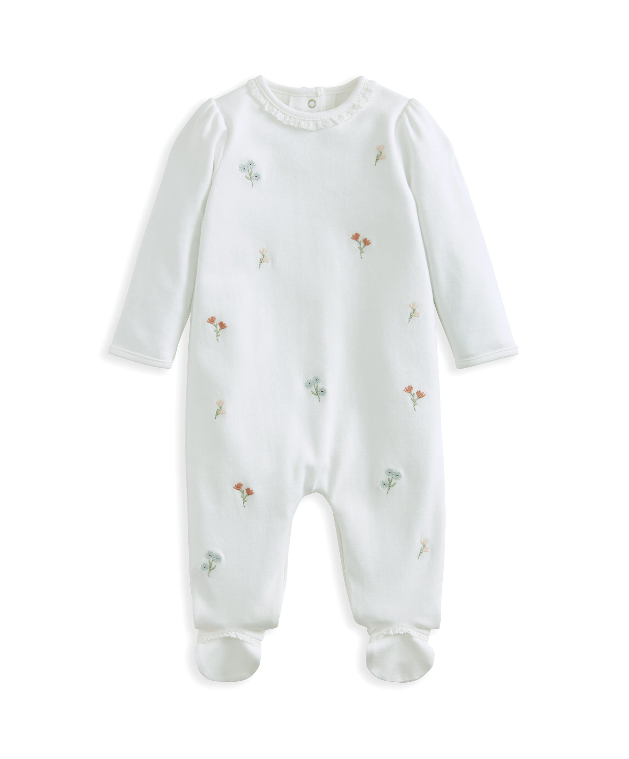 لباس الكل في واحد بتطريز زهور image number 2