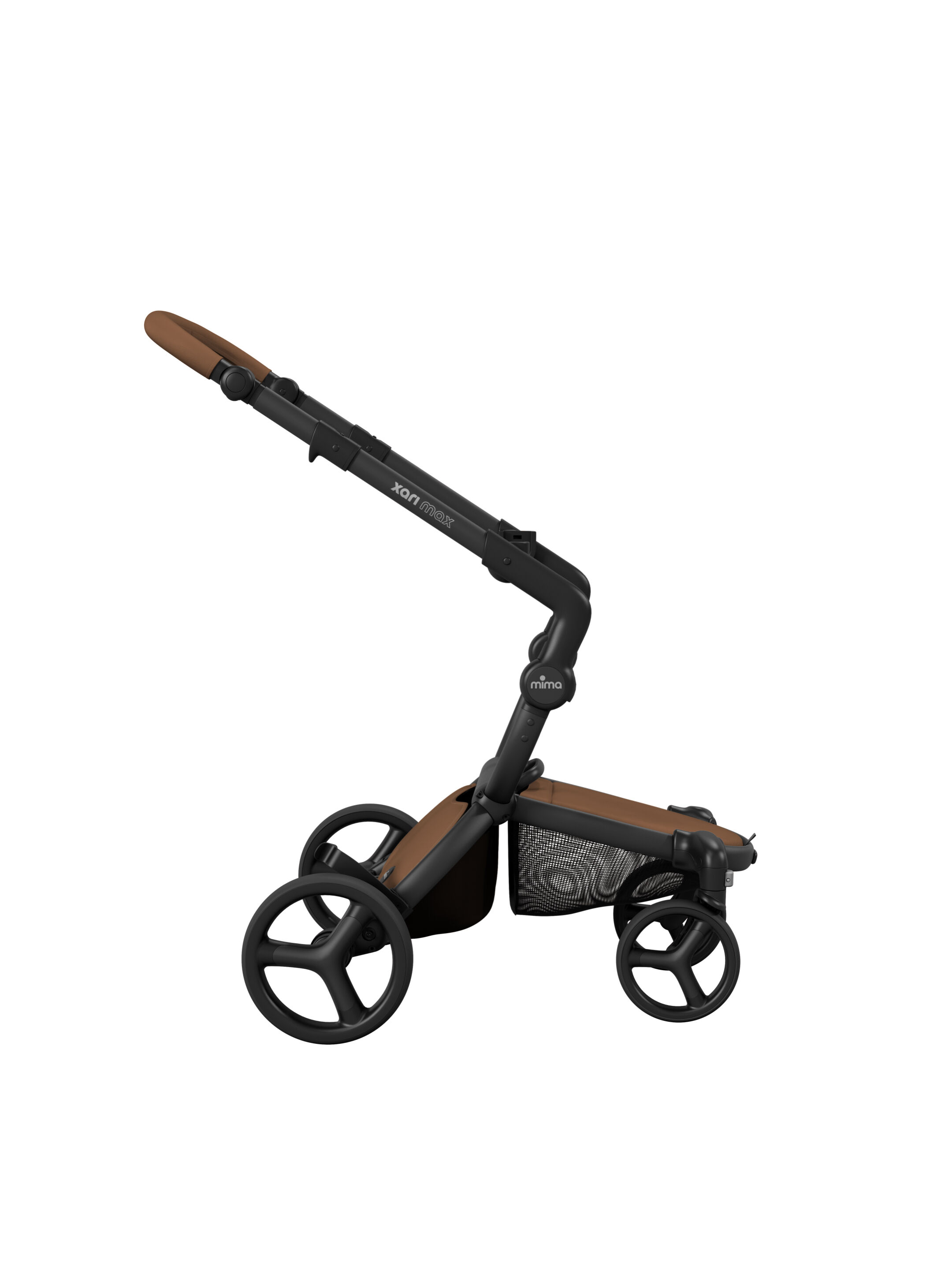 طقم هيكل زاري ماكس أسود ومقعد عربة أطفال جملي ومجموعة مقعد عربة أطفال لحديثي الولادة أسود image number 2